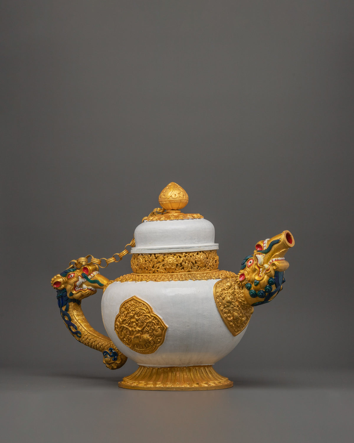 Buddhist Ceremonial Tea Pot | Spiritual Home Decor