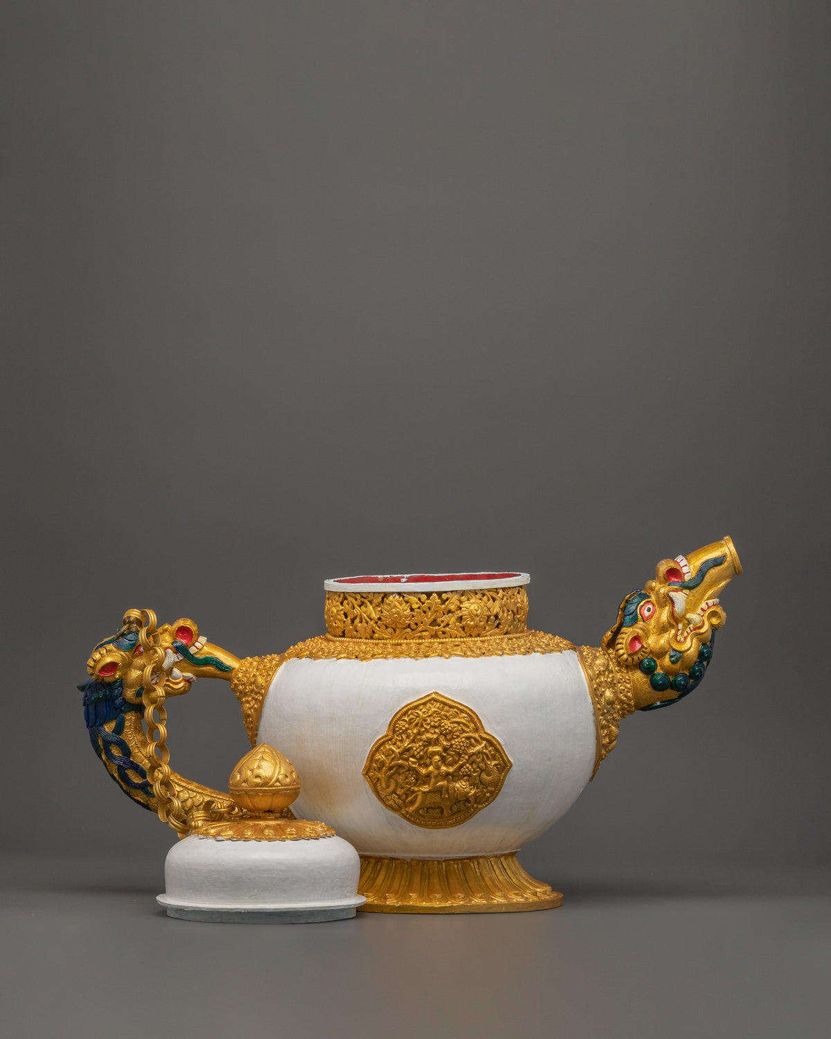 Buddhist Ceremonial Tea Pot | Spiritual Home Decor