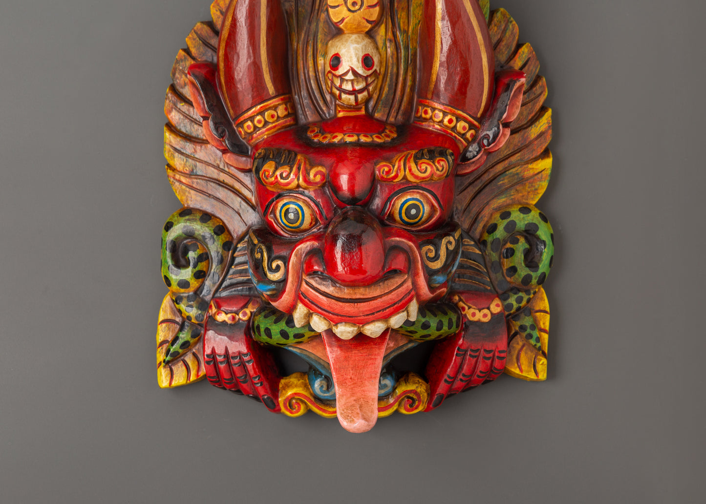 Handcrafted  Cheppu Wall Hanging | Guardian Mask