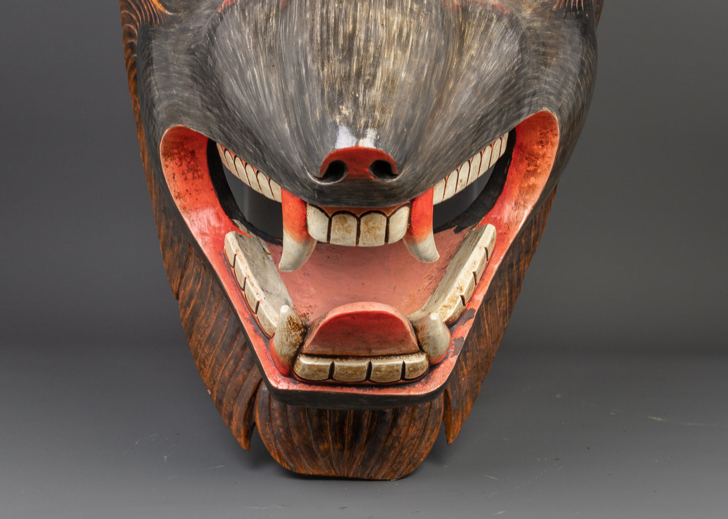 Rat Mask Wooden Wall Hanging | Traditional Protector Mask