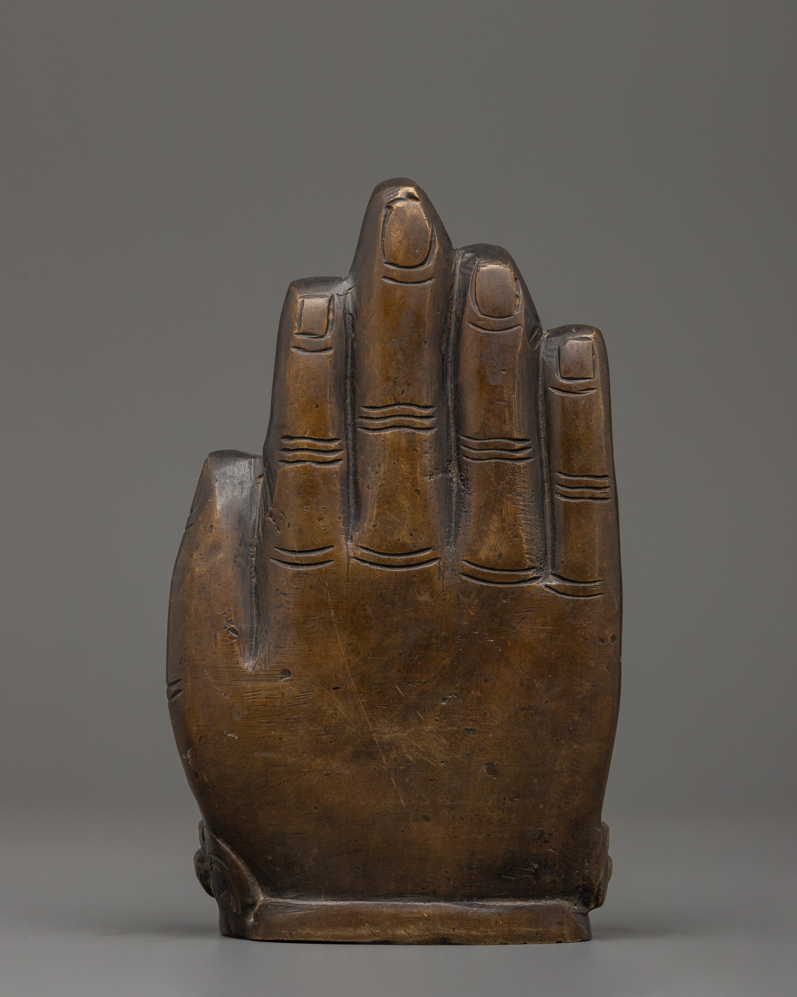Brass Amogasiddhi Statue | Spiritual Altar Art