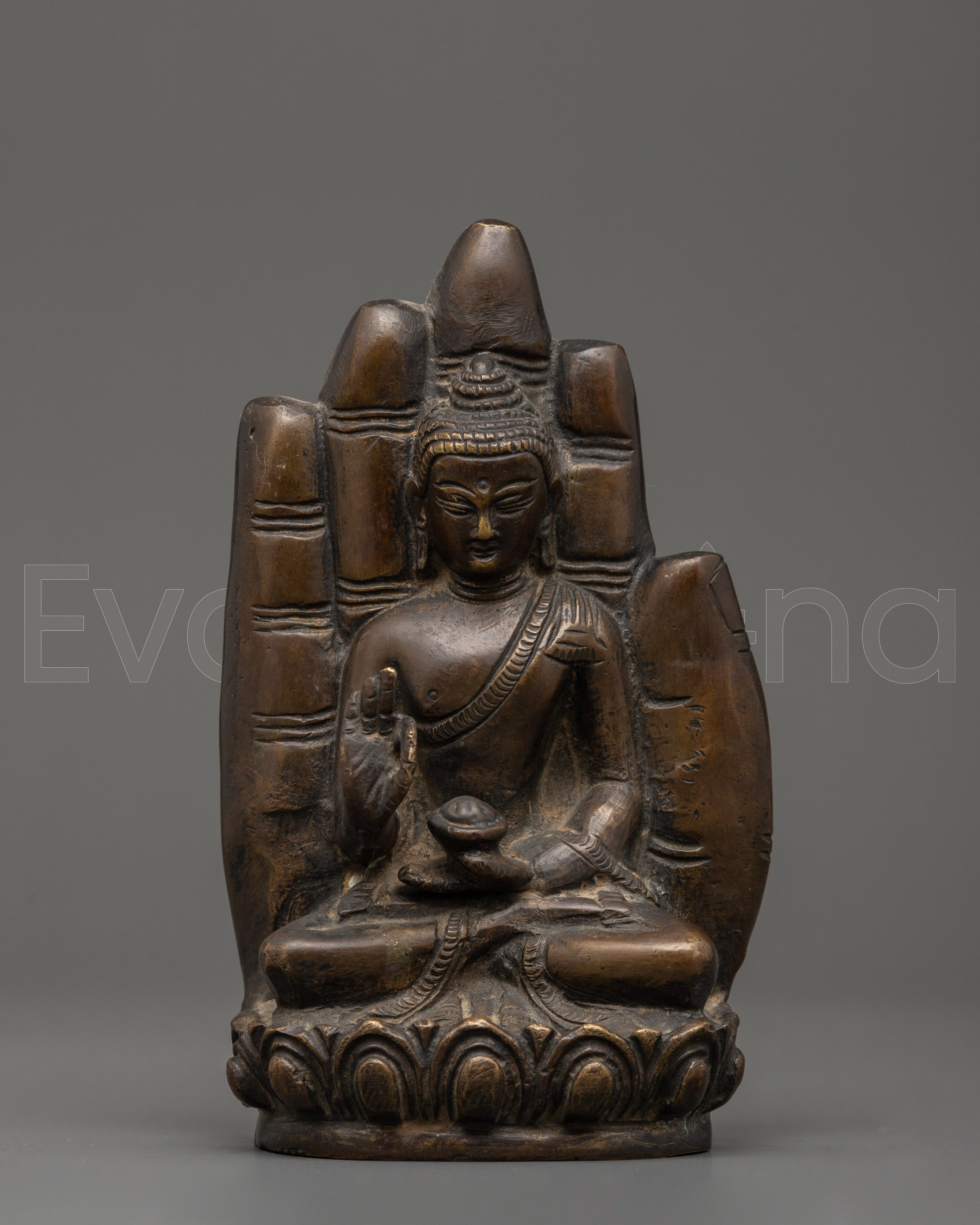 Brass Amogasiddhi 