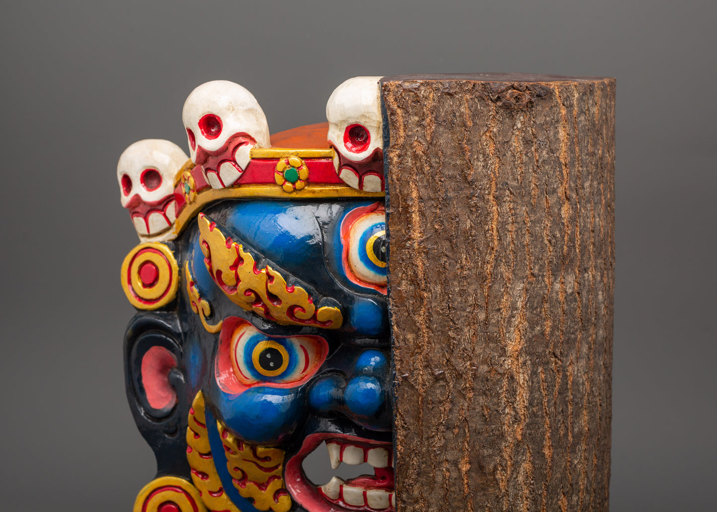 Wooden Mask Wall Hanging | Tribal Art