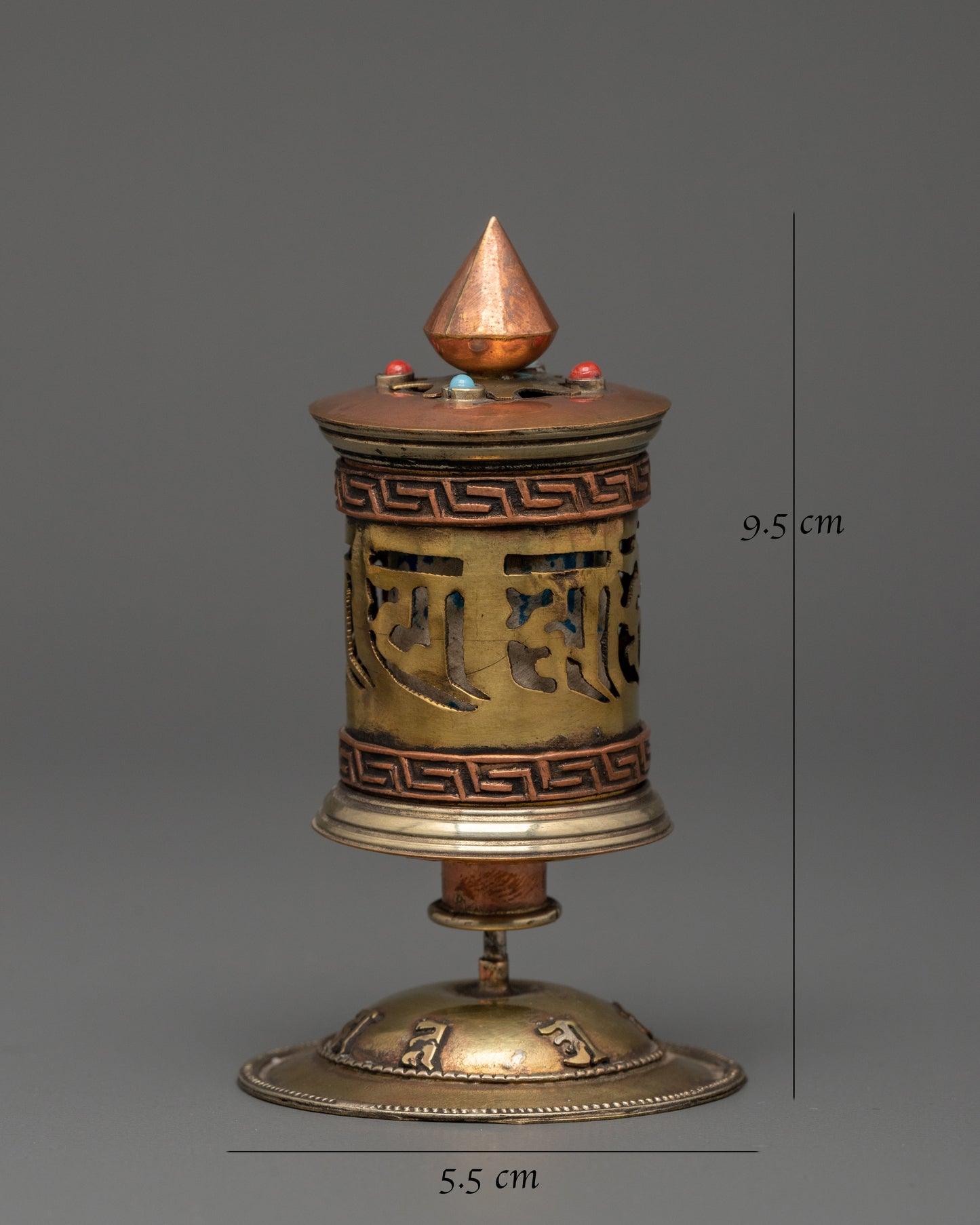 Prayer Wheel Ritual Meditation Tool | Sacred Mantra Prayer Wheel