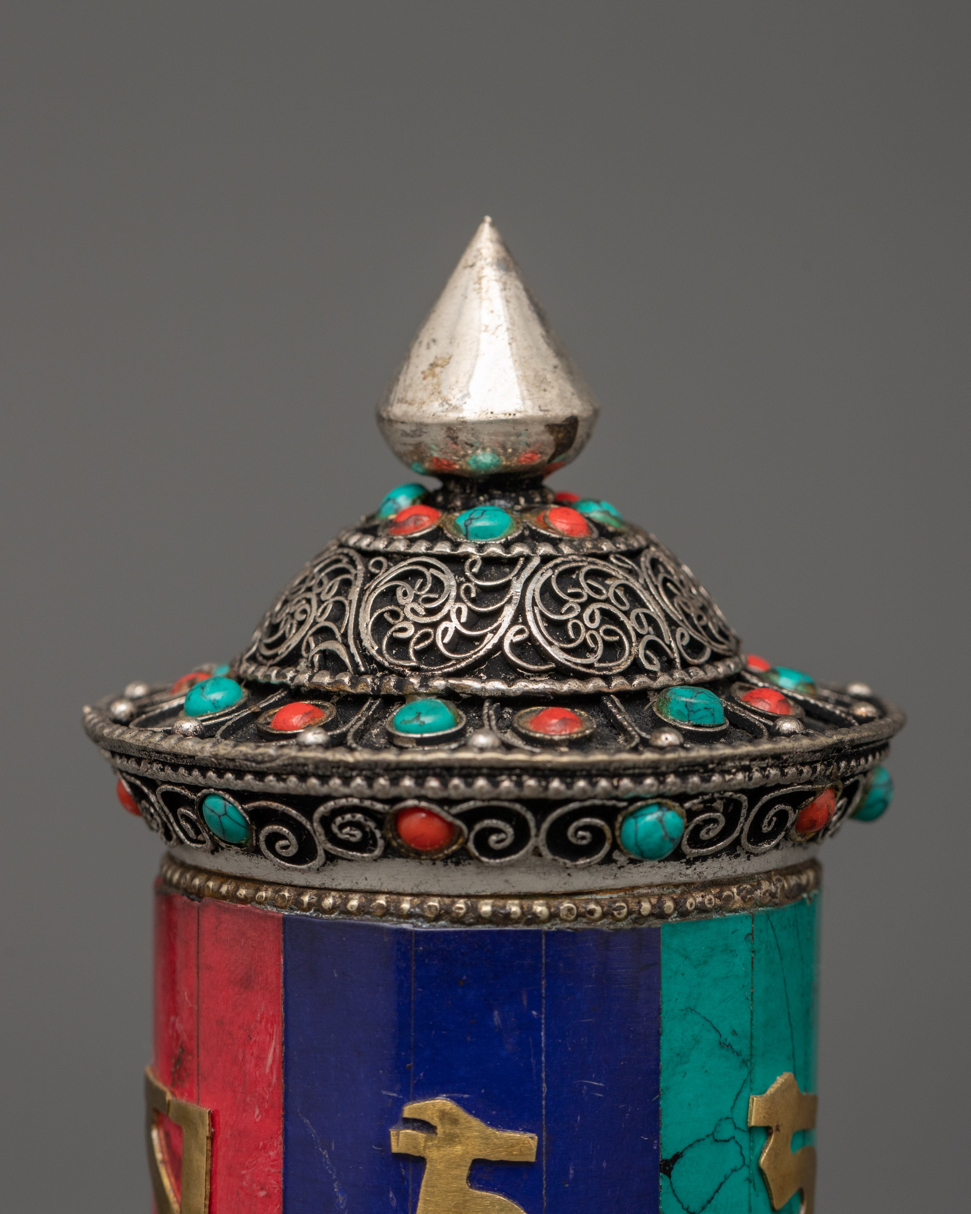 Traditional Himalayan Buddhist Prayer Wheel | Tibetan Mantra Wheel