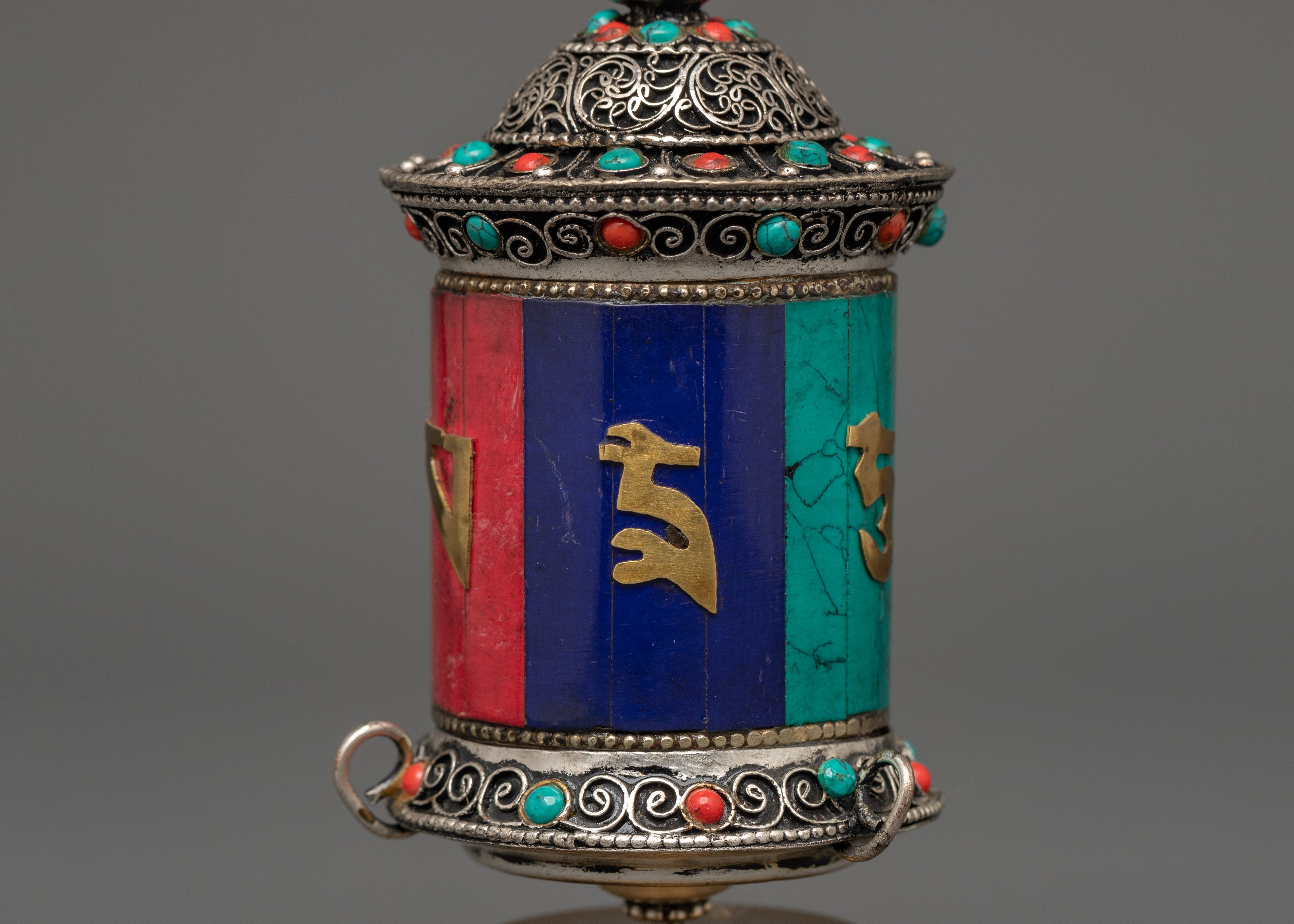 Traditional Himalayan Buddhist Prayer Wheel | Tibetan Mantra Wheel