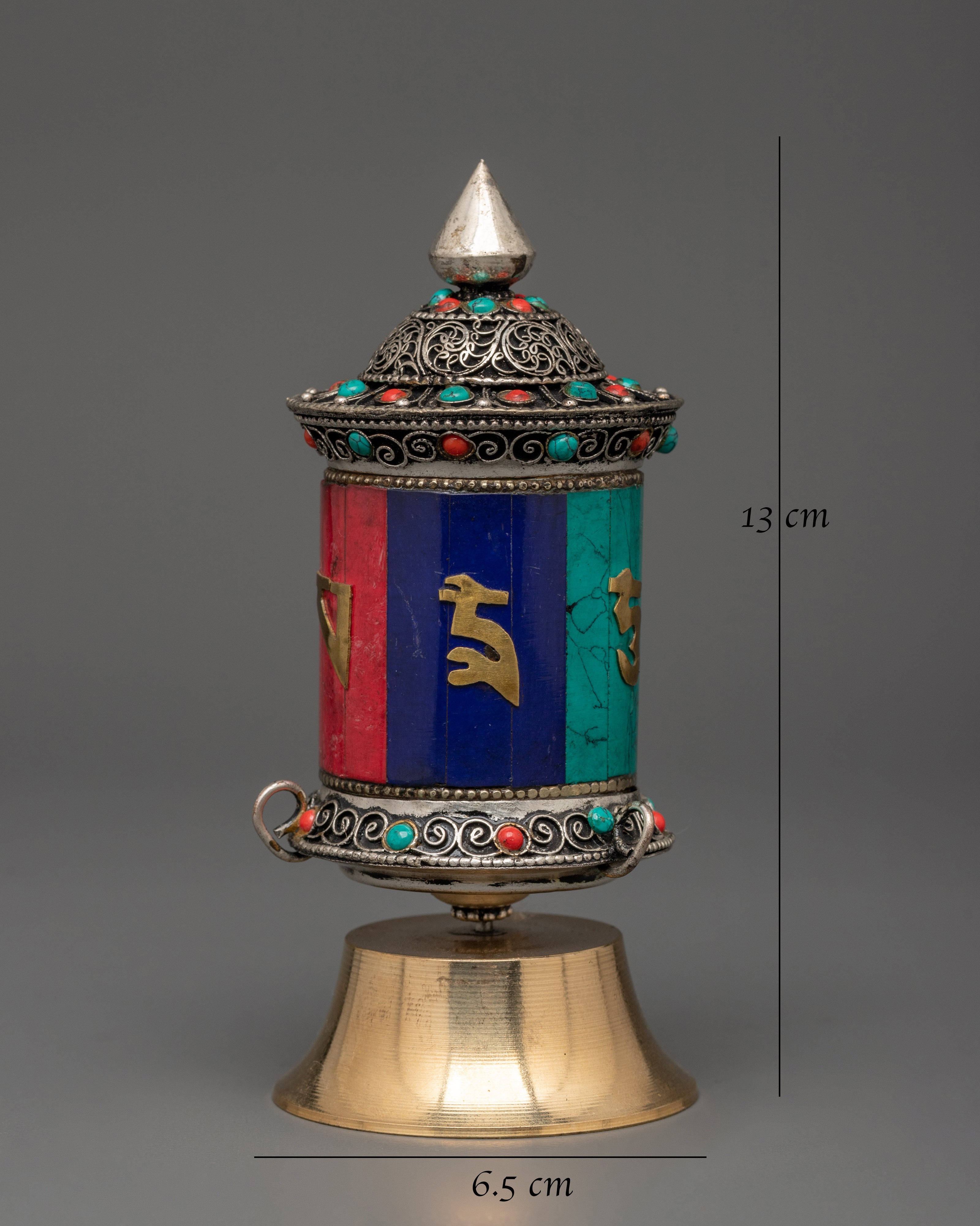 Traditional Himalayan Buddhist Prayer Wheel | Tibetan Mantra Wheel