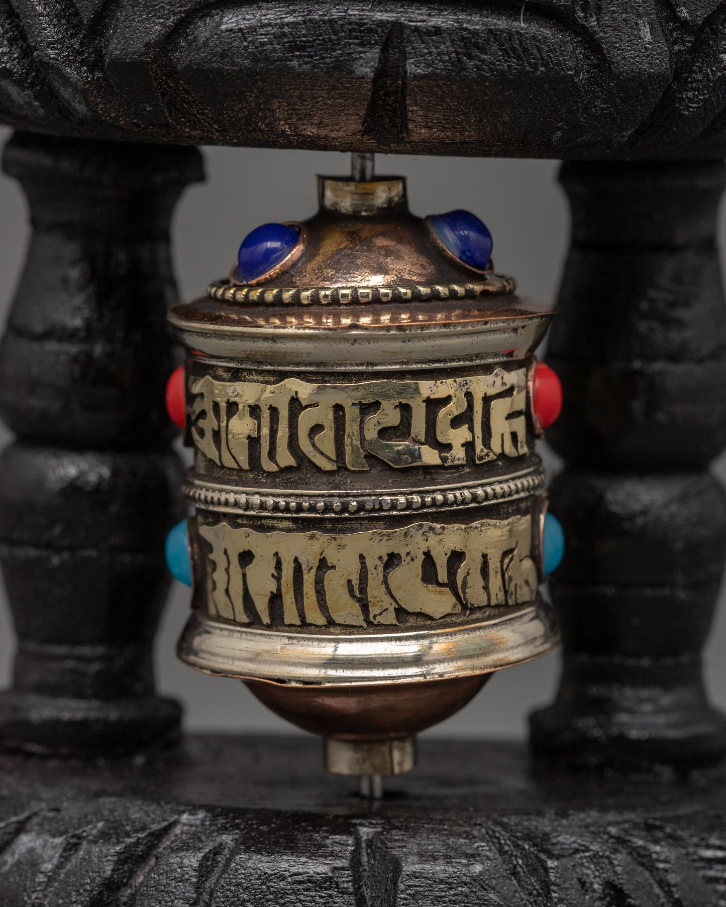 Brass Prayer Wheel for Dharma | Handcrafted Tibetan Spinner