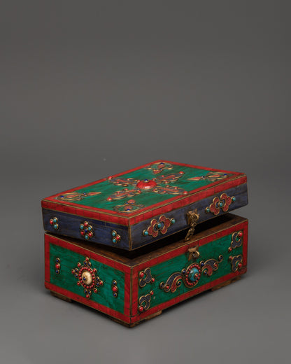 Tibetan Jewelry Box | Sacred Storage Chest