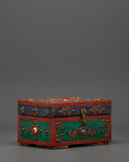 Tibetan Jewelry Box | Sacred Storage Chest