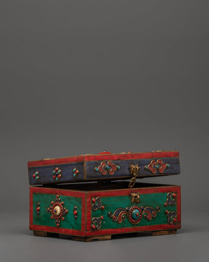 Tibetan Jewelry Box | Sacred Storage Chest