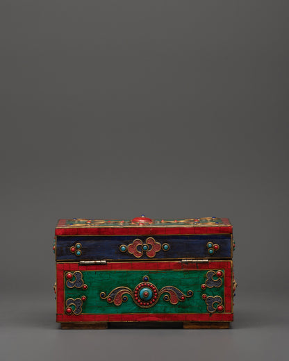 Tibetan Jewelry Box | Sacred Storage Chest