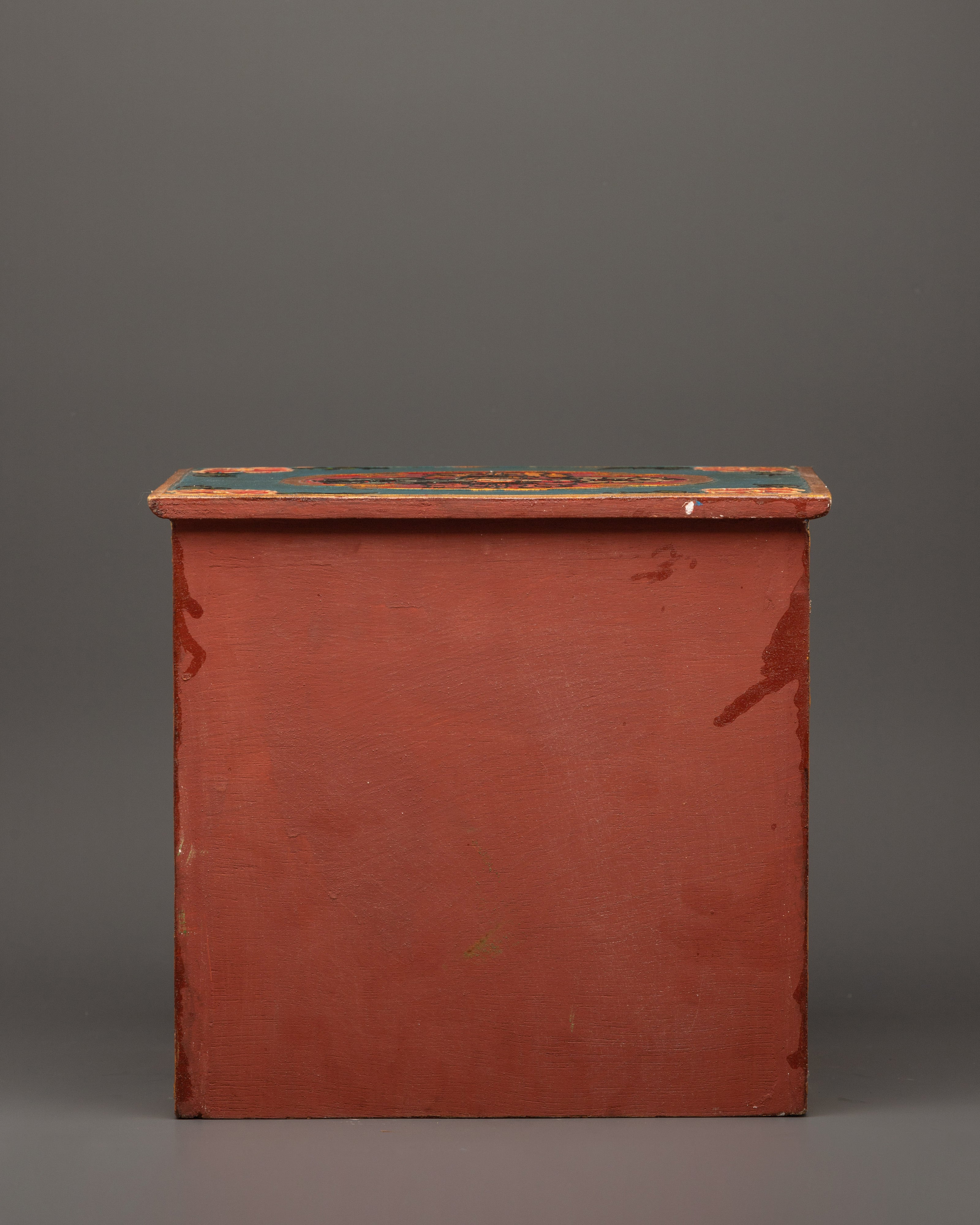 Tibetan Drawer Box | Spiritual and Decorative Accent Piece