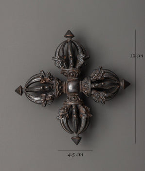 Buddhist Ritual Item Bishwo Vajra | Double Dorje Vajra
