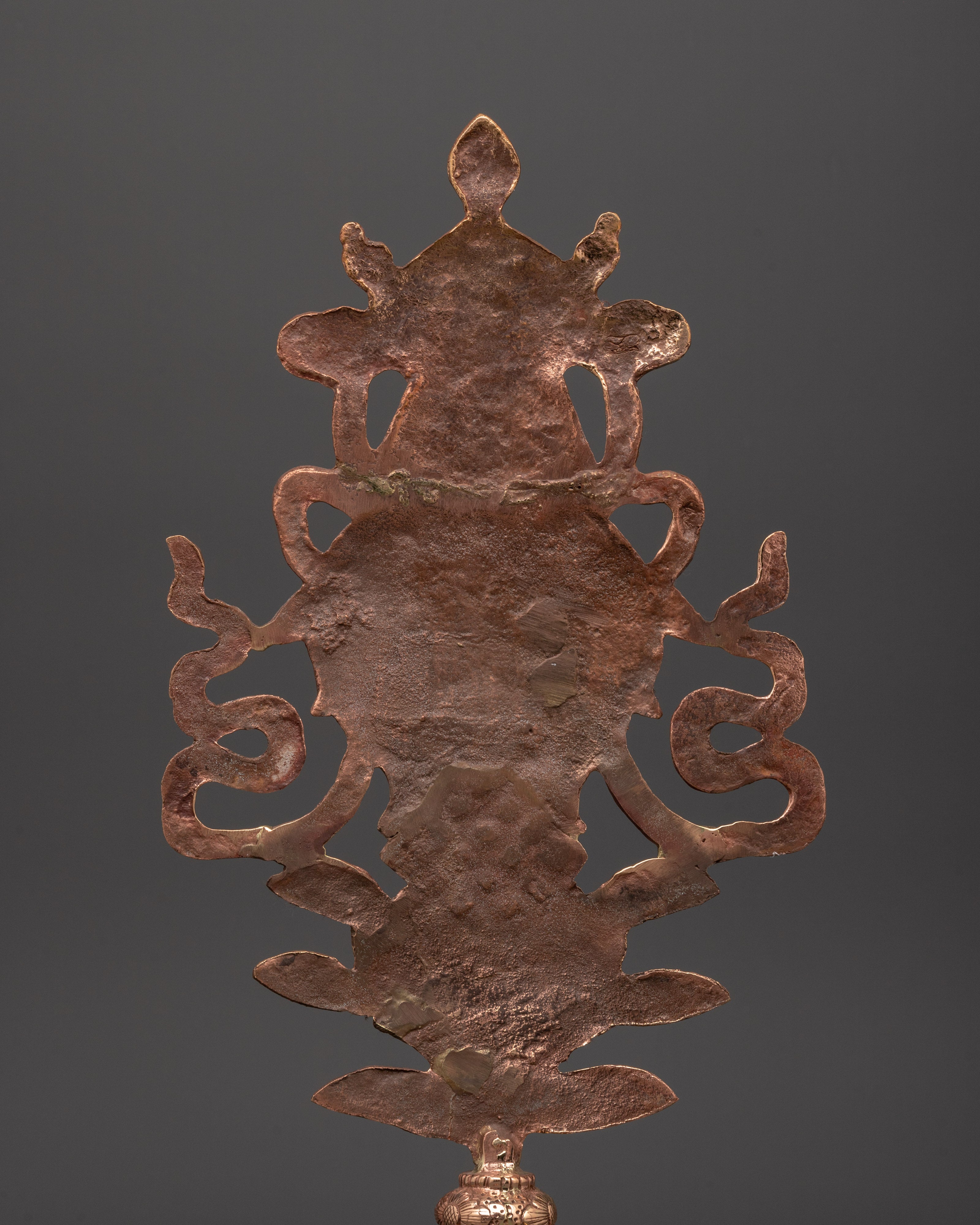 Buddhist Sacred Auspicious Symbol | Copper Spiritual Altar Decor