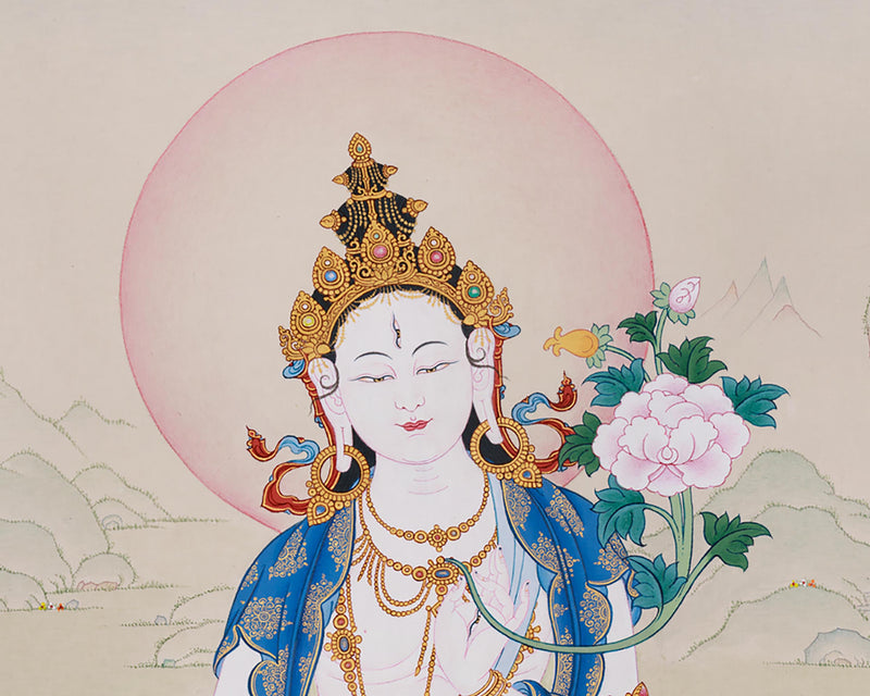 White Tara Thangka | The Healing Bodhisattva