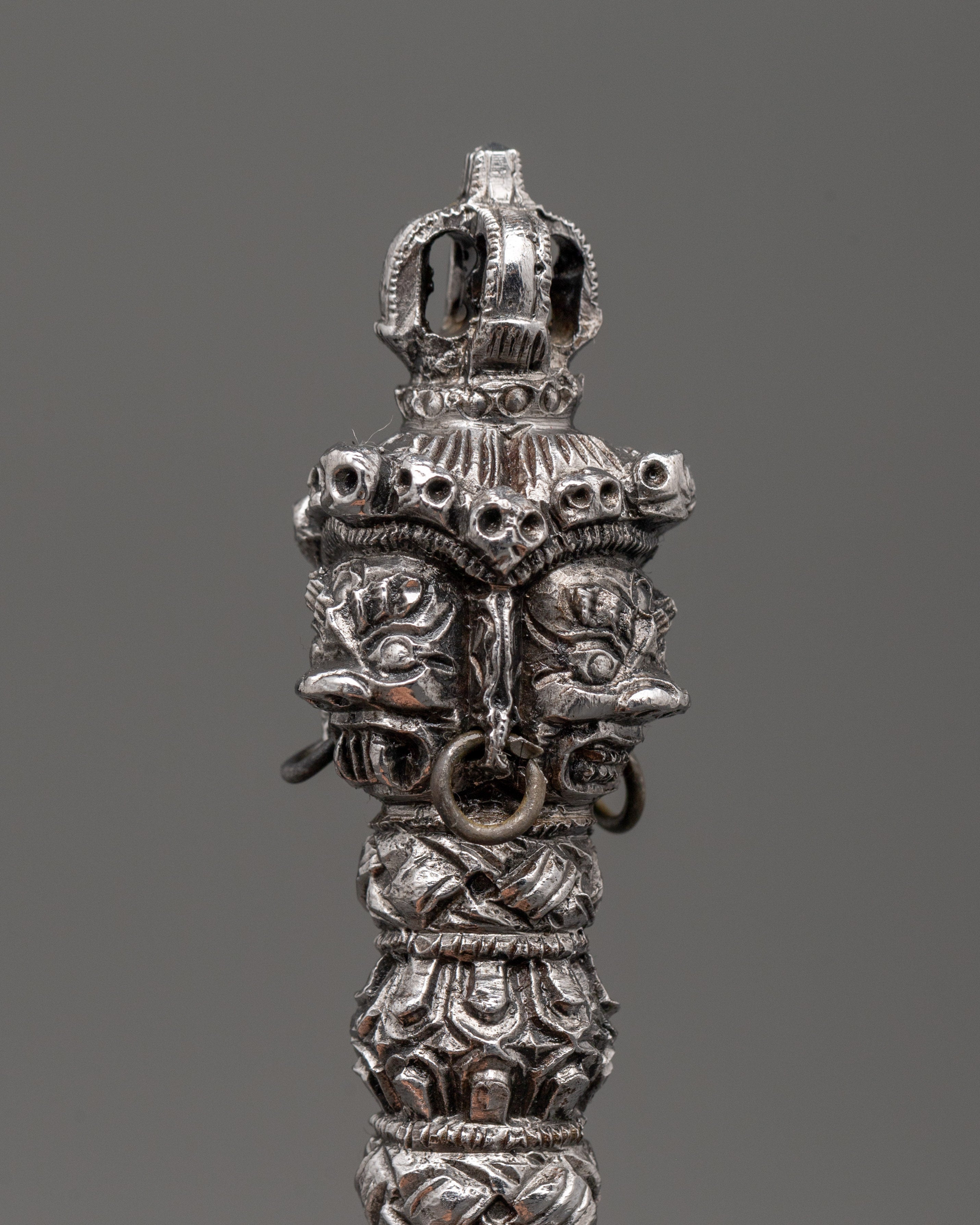 Phurba Buddhist Ritual Item | Traditional Tibetan Iron Phurba Dagger