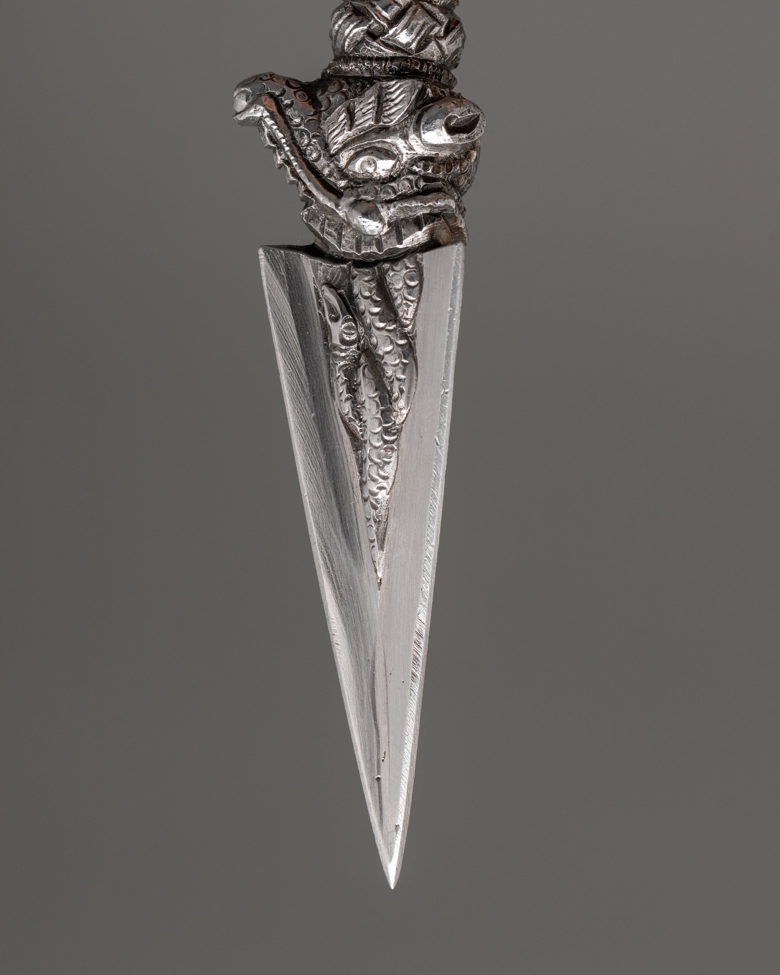 Phurba Buddhist Ritual Item | Traditional Tibetan Iron Phurba Dagger