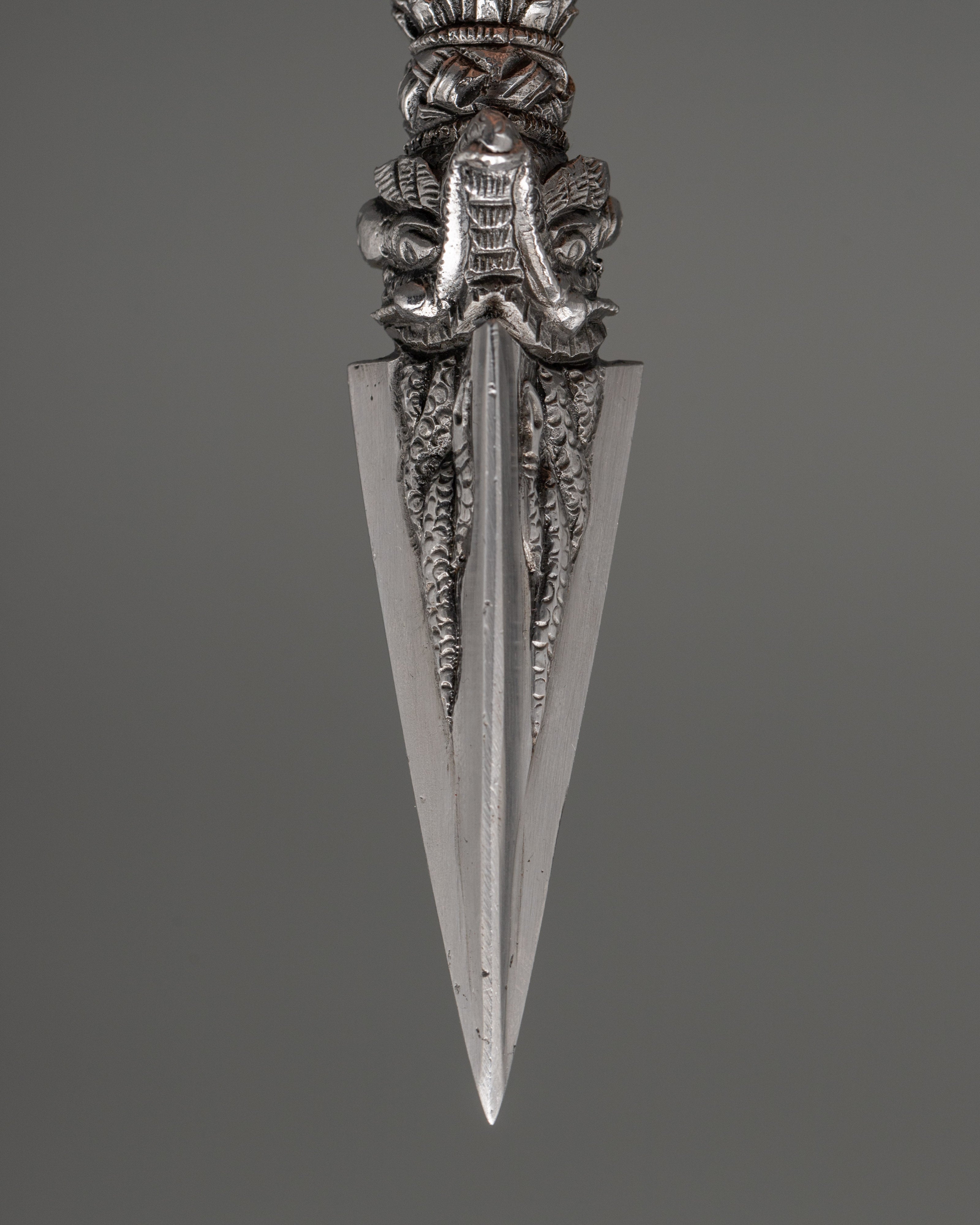 Phurba Buddhist Ritual Item | Traditional Tibetan Iron Phurba Dagger