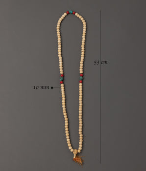 Buddhist Ethically Sourced Yak Bone Mala | Buddhist Spiritual Jewelry