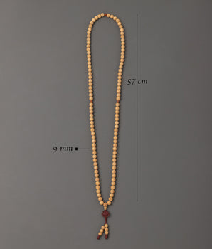 Lotus Seed Mala Beads for Meditation & Spiritual Practice | Sacred Ritual Item