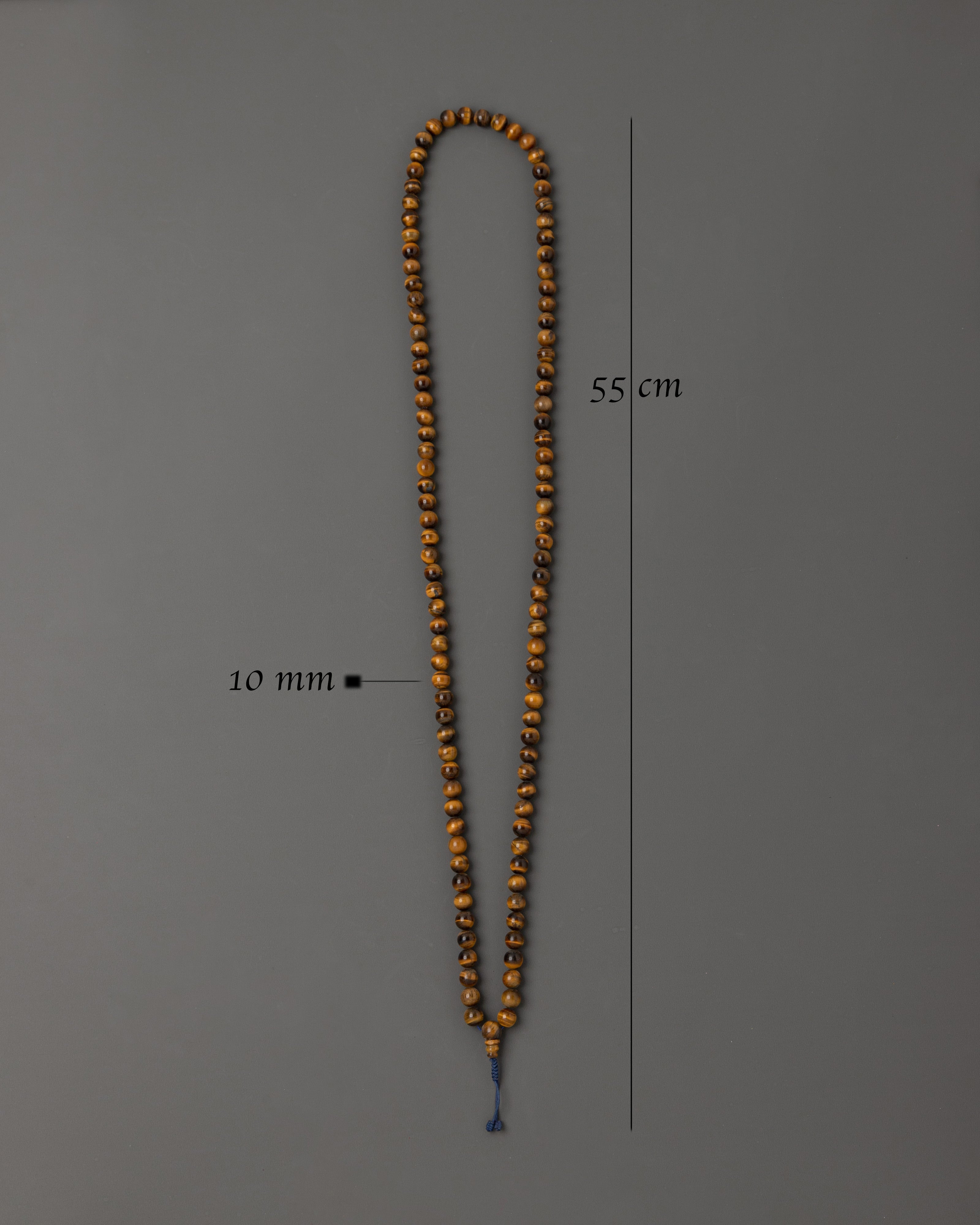 Handmade Buddhist Meditation Mala | Golden Tiger Eye Prayer Beads