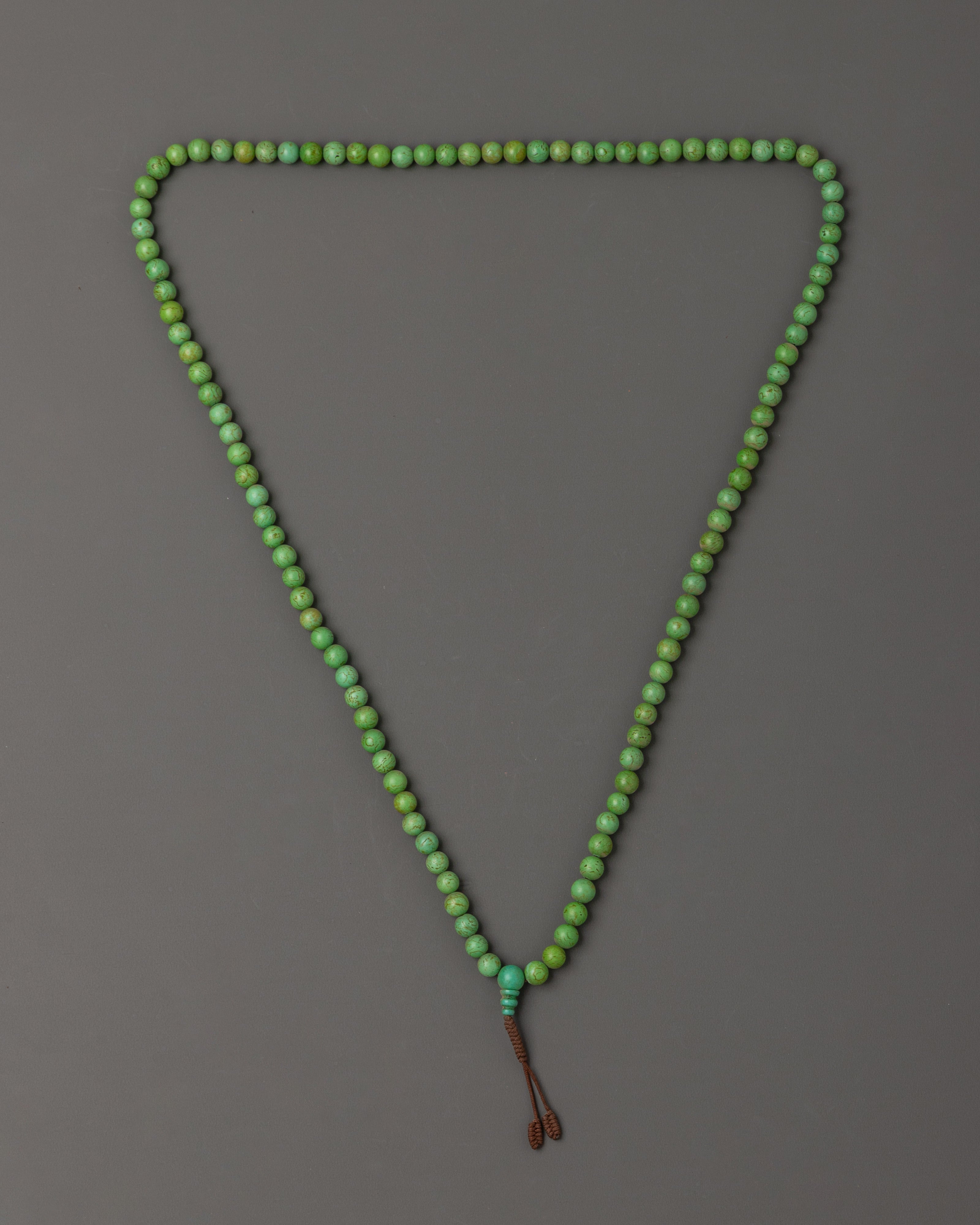 Handmade Buddhist Prayer Beads | Turquoise Mala Beads