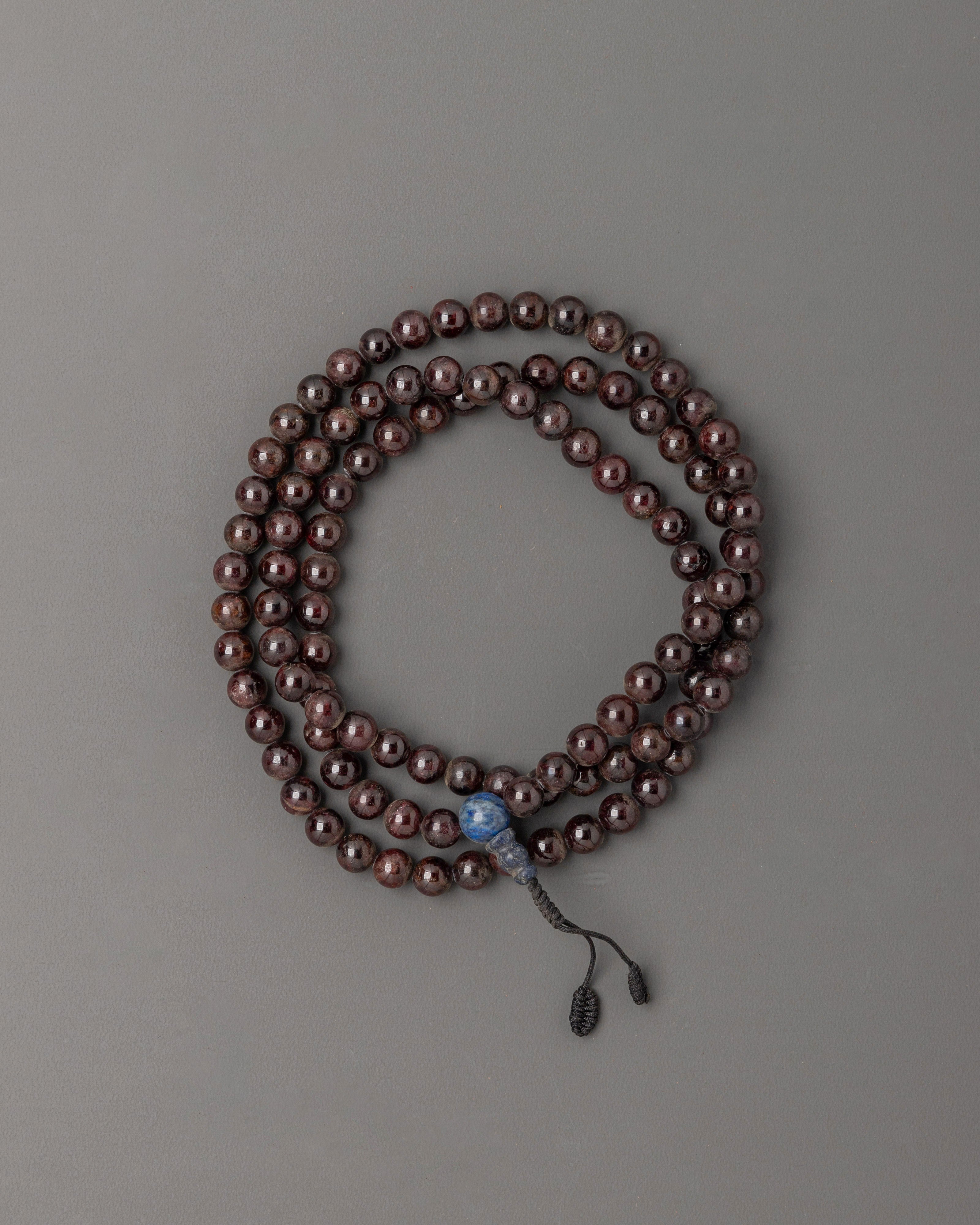 Artificial Stone Lapis Lazuli Mala | Meditation and Prayer Beads