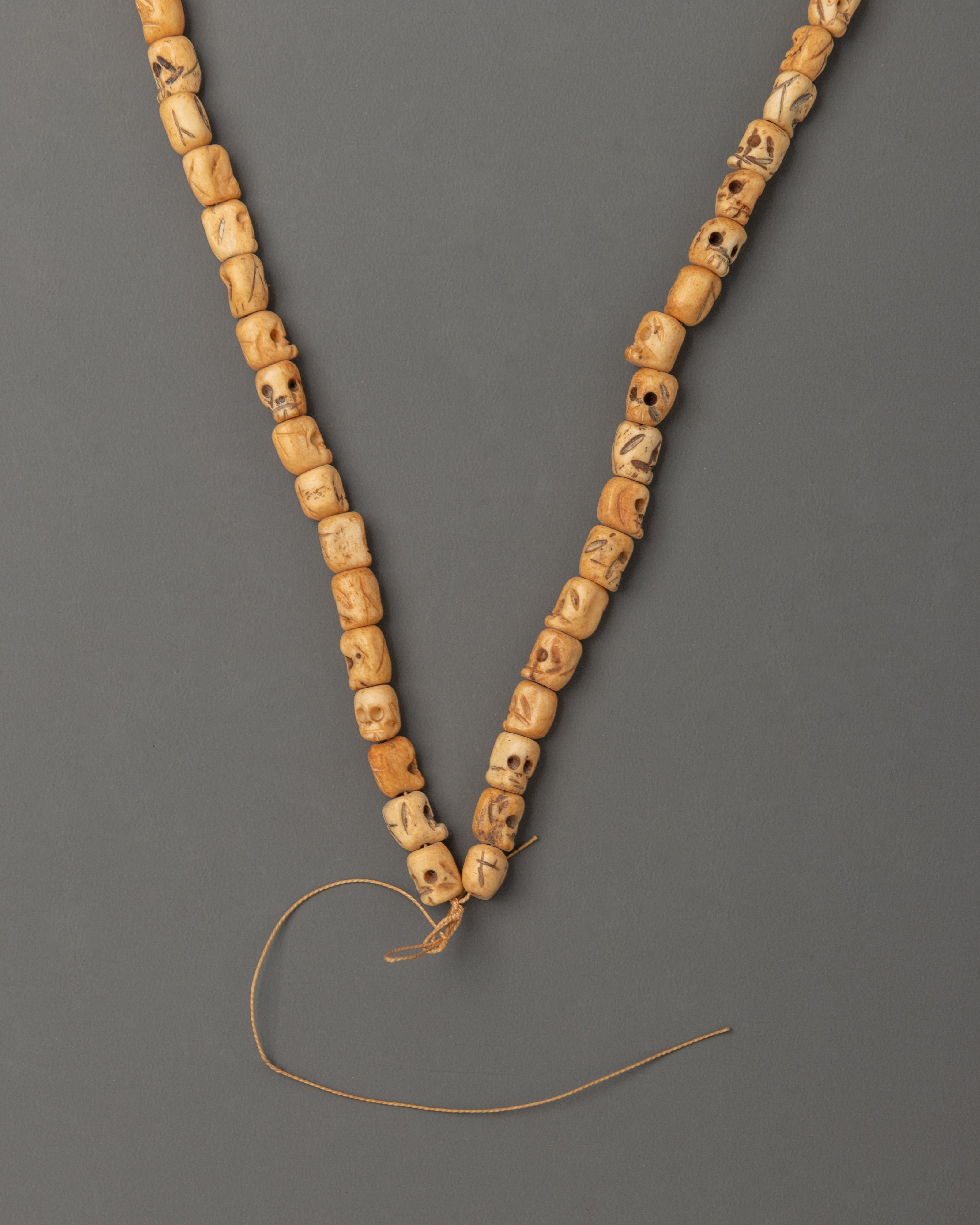 Ethically Sourced Yak Bone Mala for Dharma | Traditional Craft