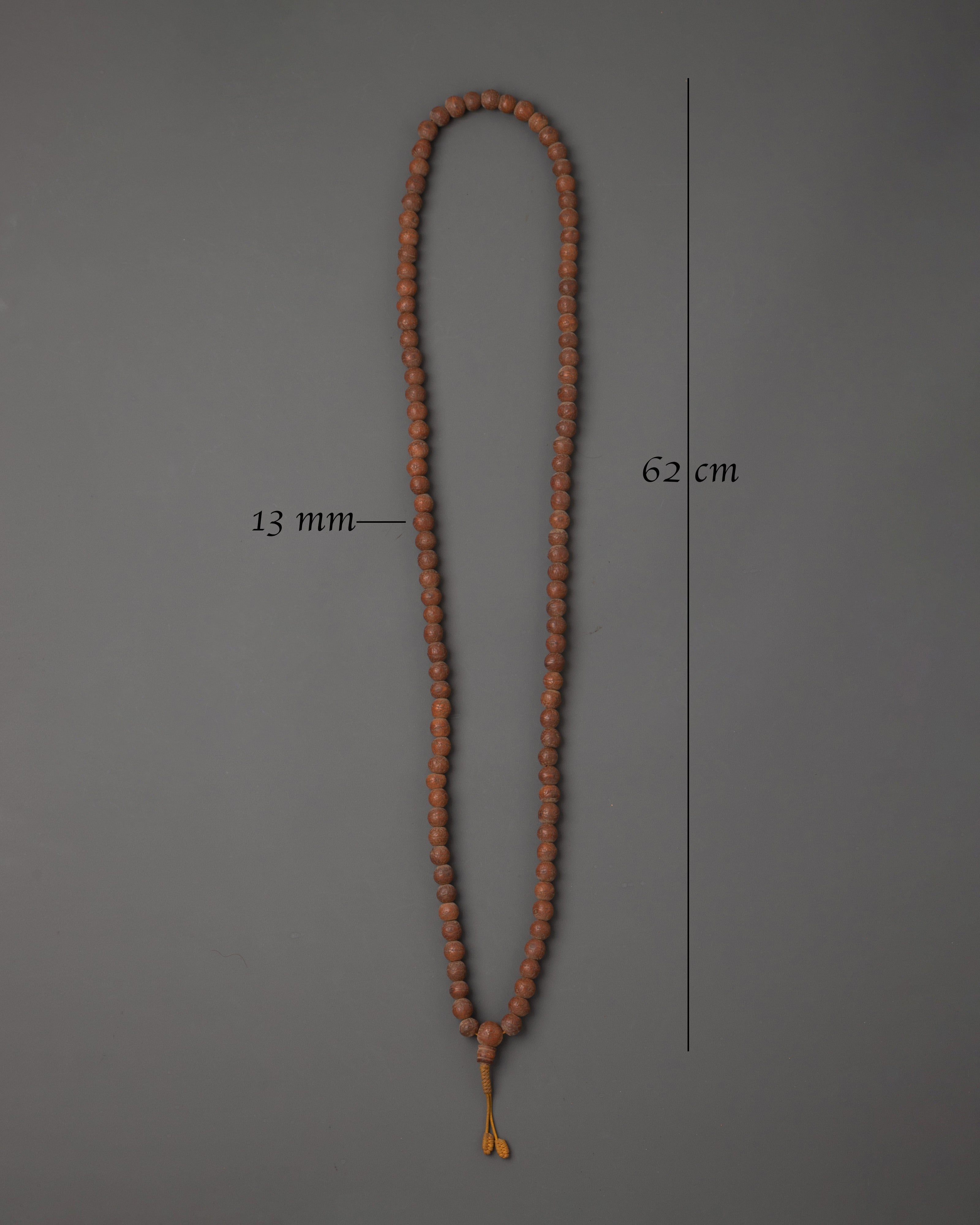 Wood Mala Bead Necklace | Himalayan Craft