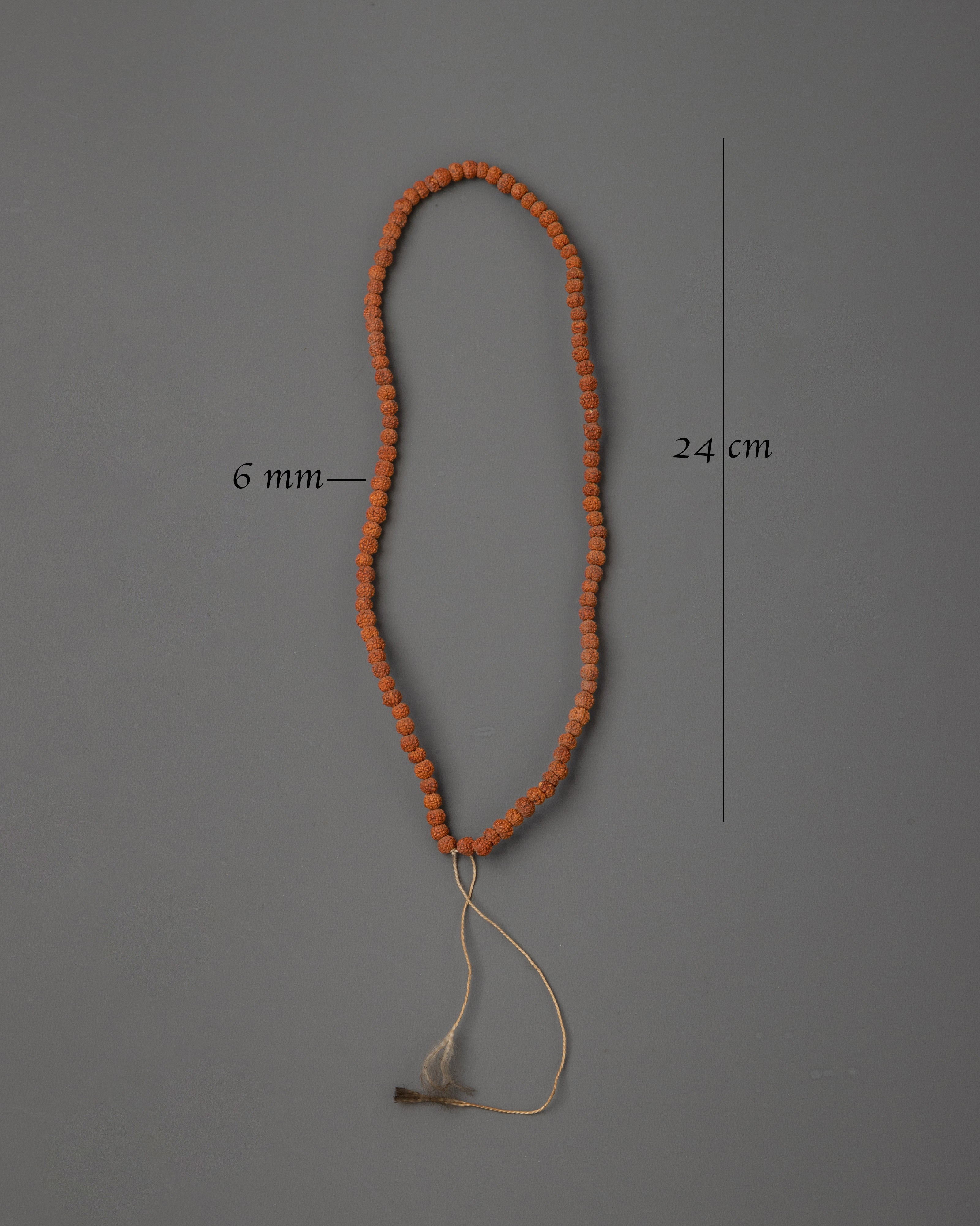Rudraksha Mala Beads | Traditional Prayer Beads for Meditation