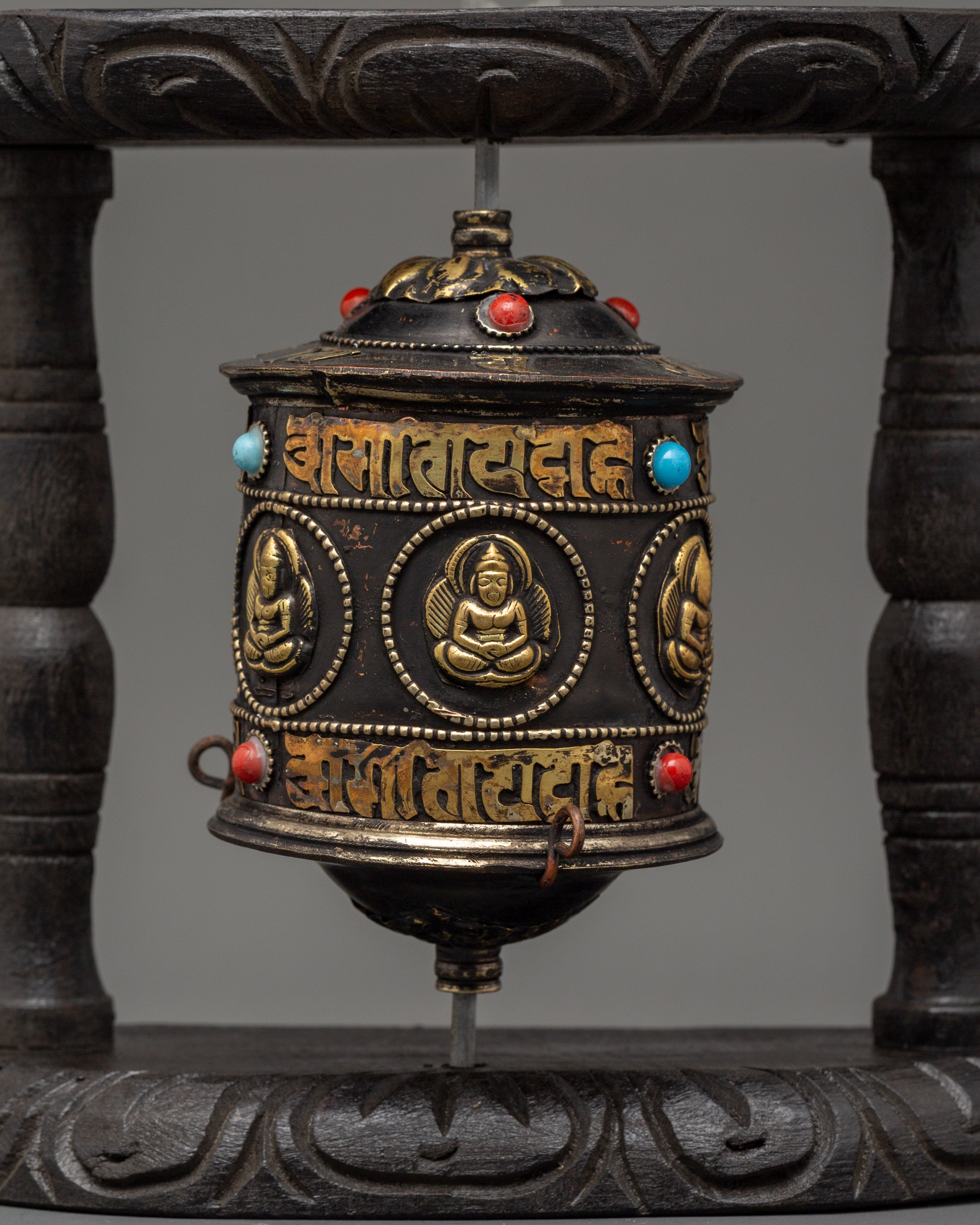Handcrafted Spiritual Spinning Wheel | Tibetan Prayer Wheel