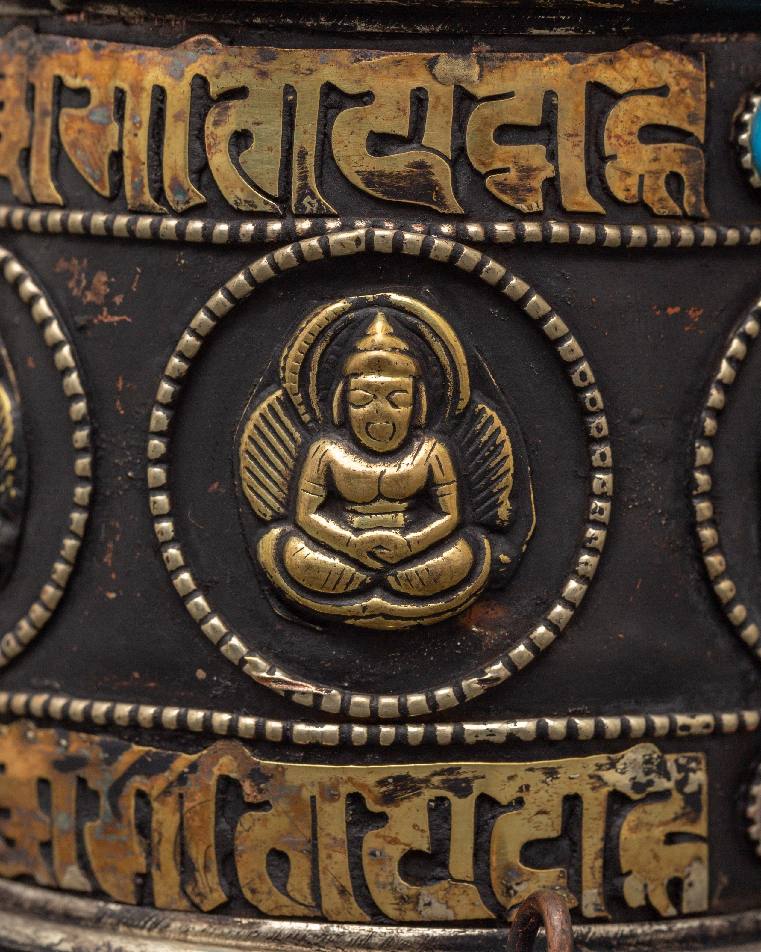 Handcrafted Spiritual Spinning Wheel | Tibetan Prayer Wheel