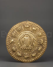 Intricate Brass Wall Hanging 