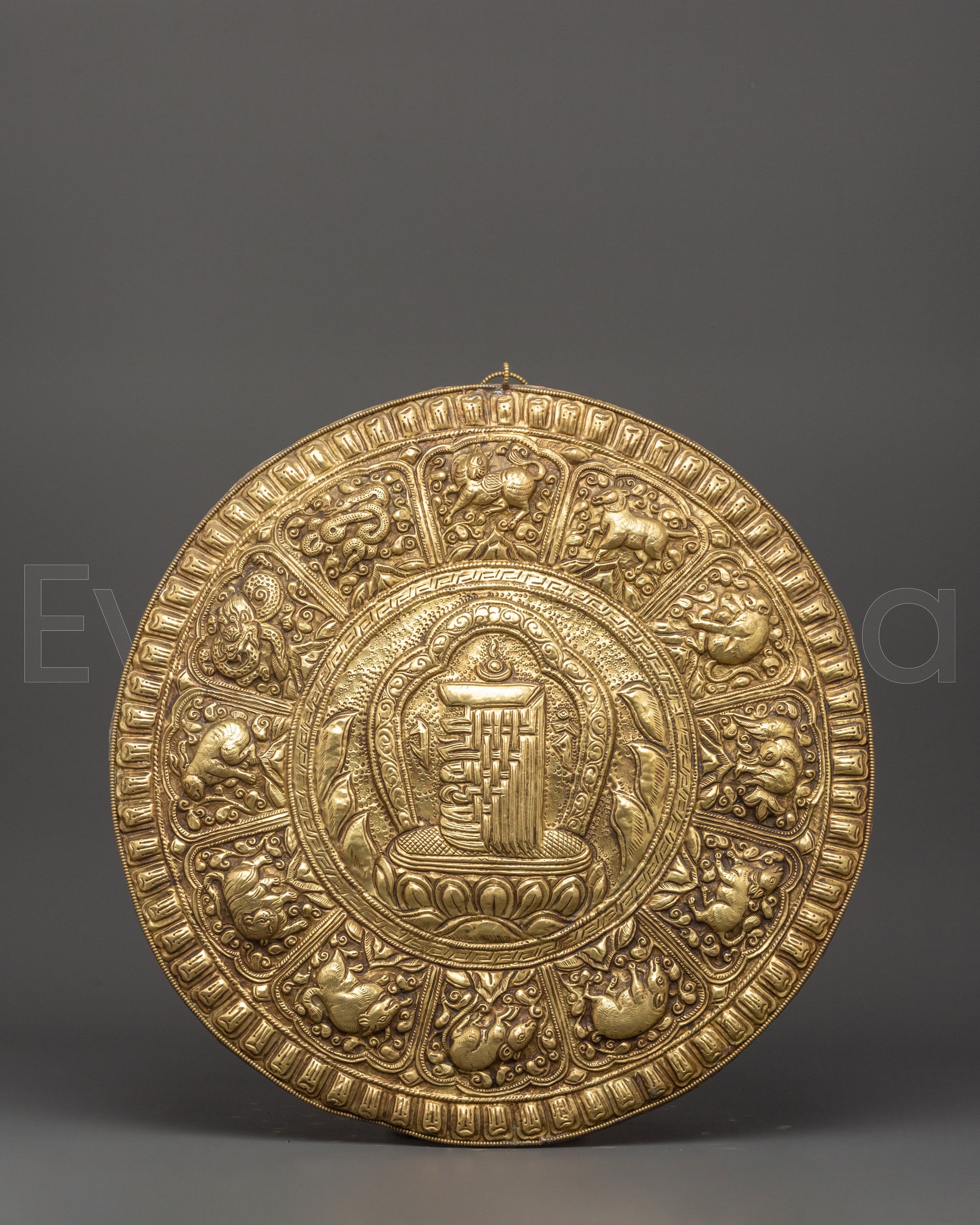 Intricate Brass Wall Hanging 