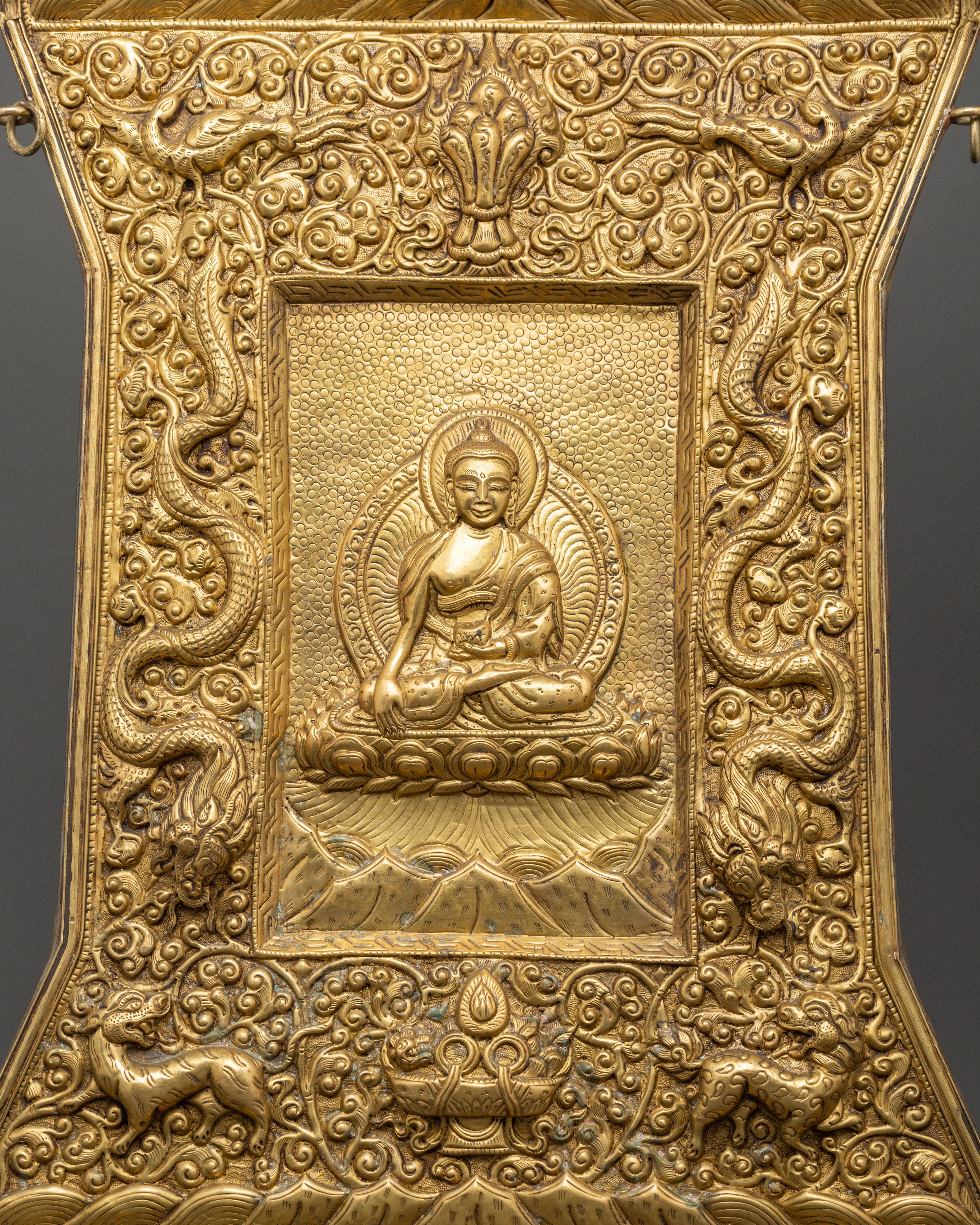 Wall-Hanging Shakyamuni Buddha | Buddhist Decor for Home or Altar