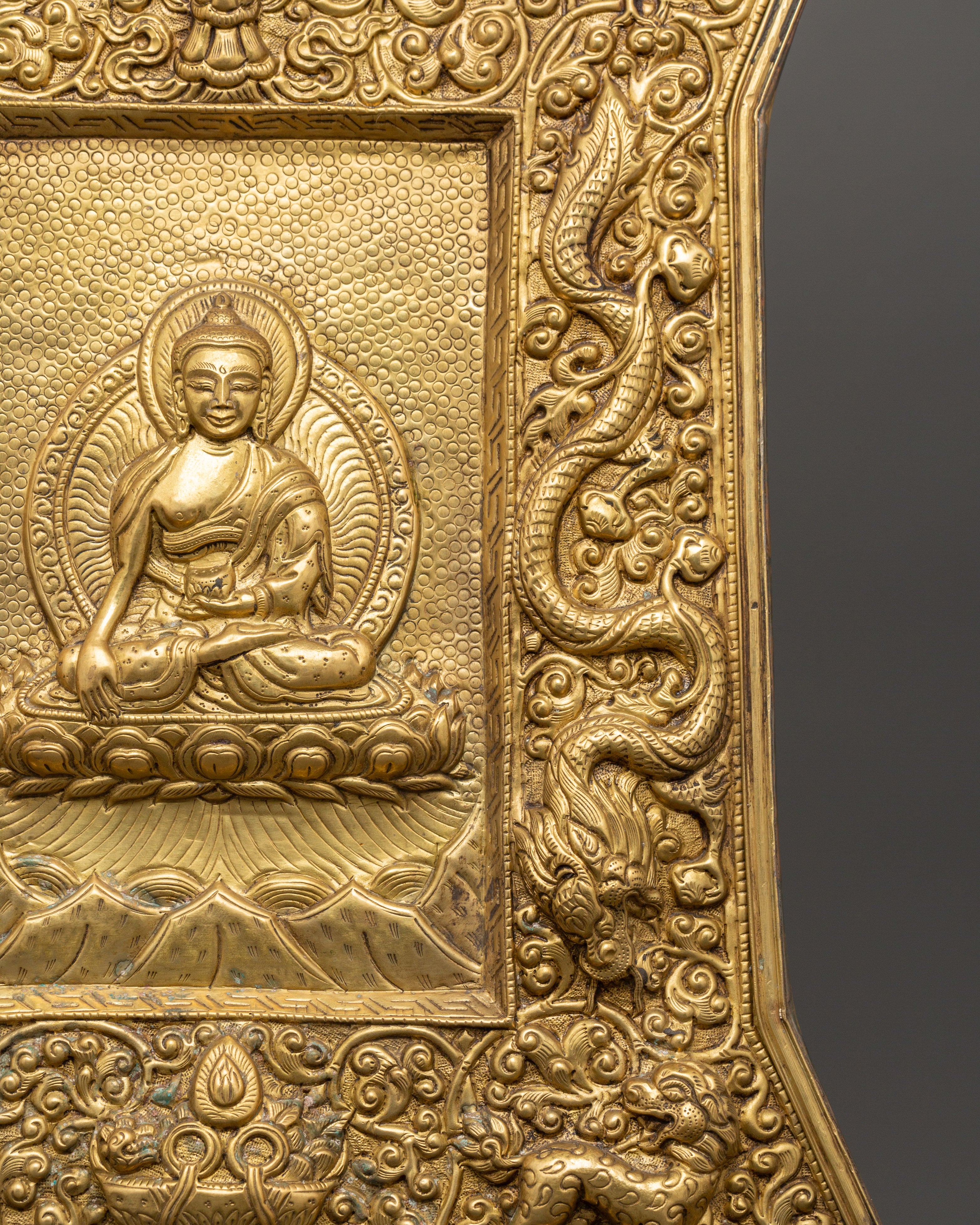 Wall-Hanging Shakyamuni Buddha | Buddhist Decor for Home or Altar