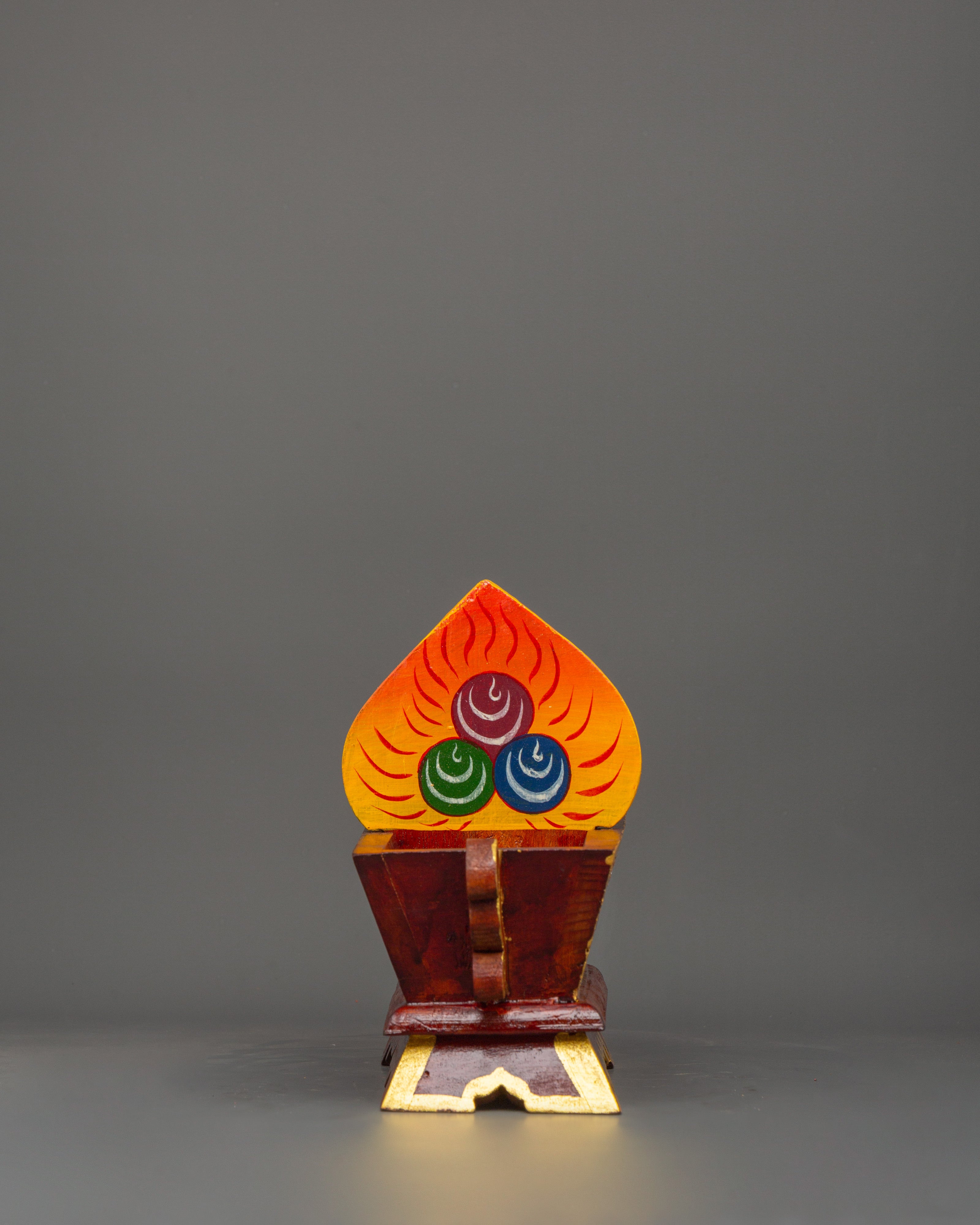 Tibetan Handcrafted Incense Burner | Traditional Wooden Incense Holder