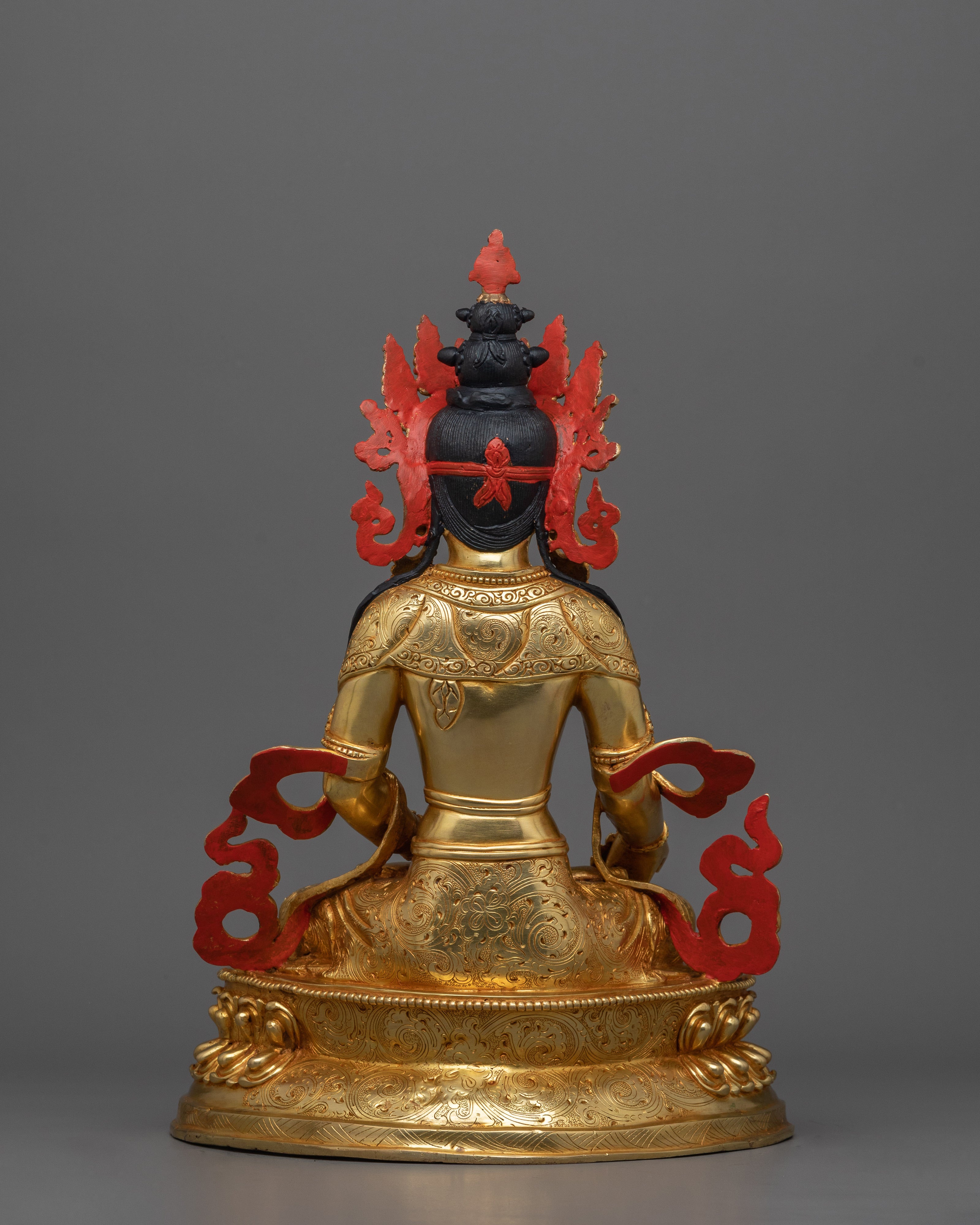 Kshitigarbha Tibetan Hand-crafted Statue | Tibetan Altar Zen Decor
