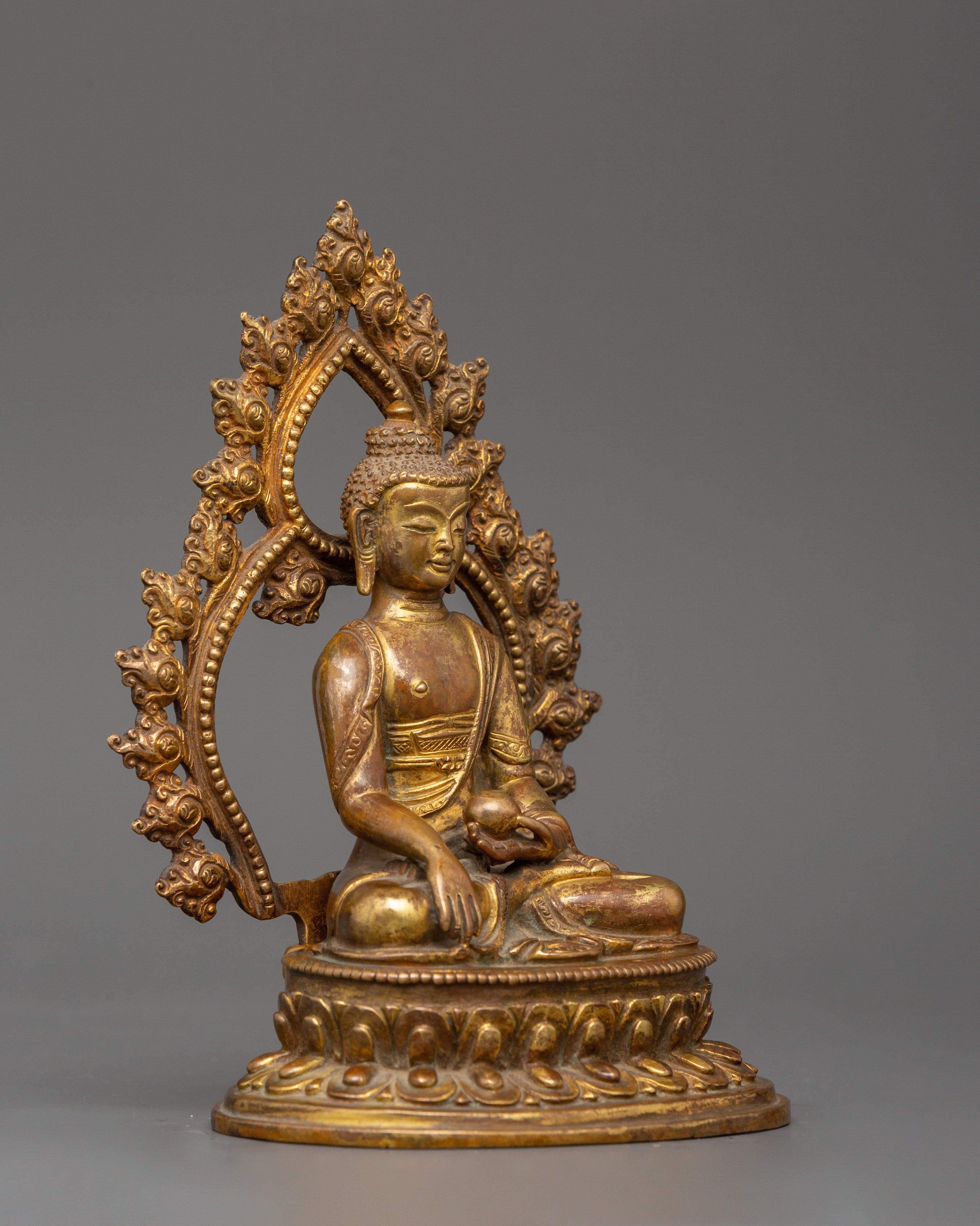 Shakyamuni Buddha with Halo | Meditation Buddha