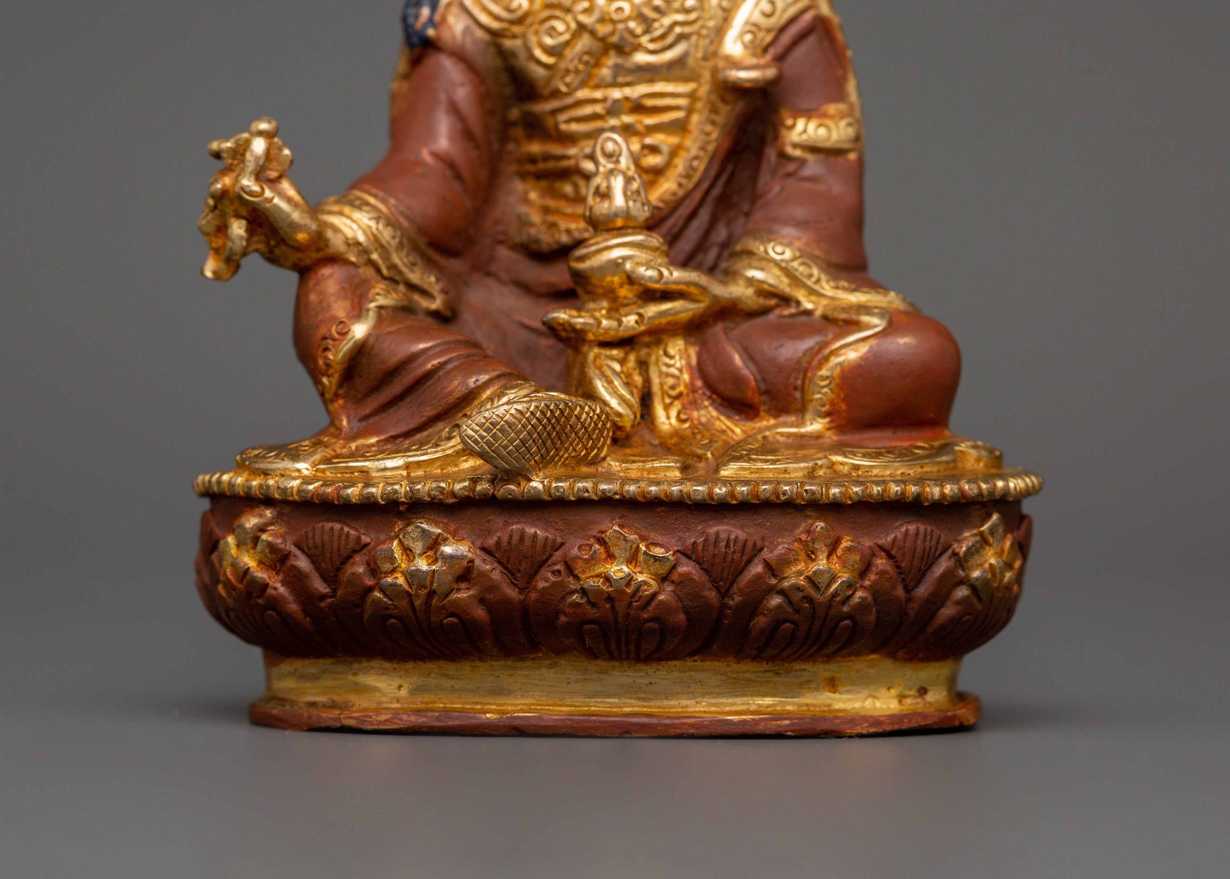 Tibetan Copper Padmasambhava Figure | Spiritual Power &amp; Protection