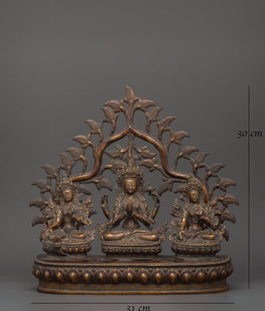 Chenrezig, Green Tara & White Tara | Buddhism Craft