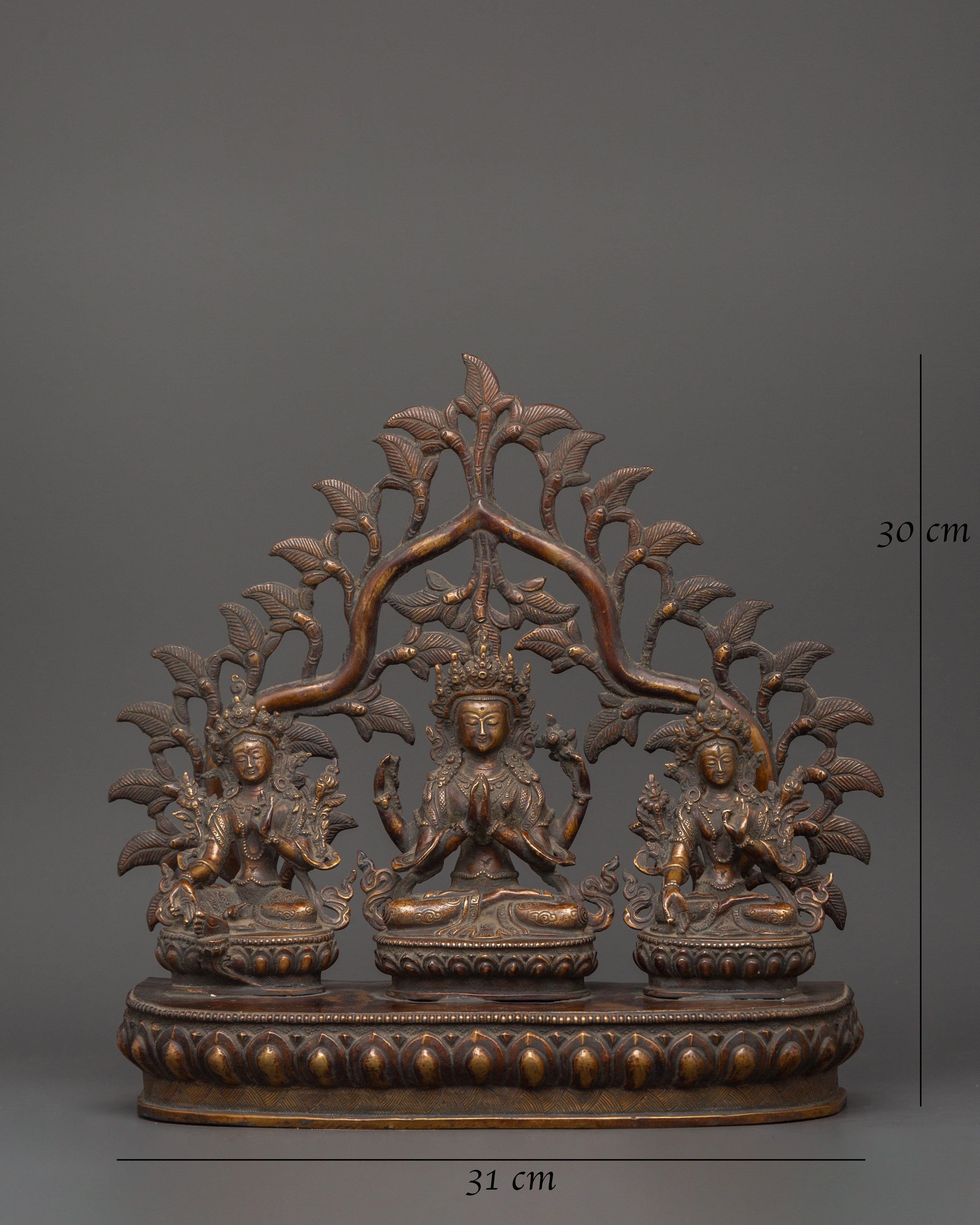 Chenrezig, Green Tara & White Tara | Buddhism Craft