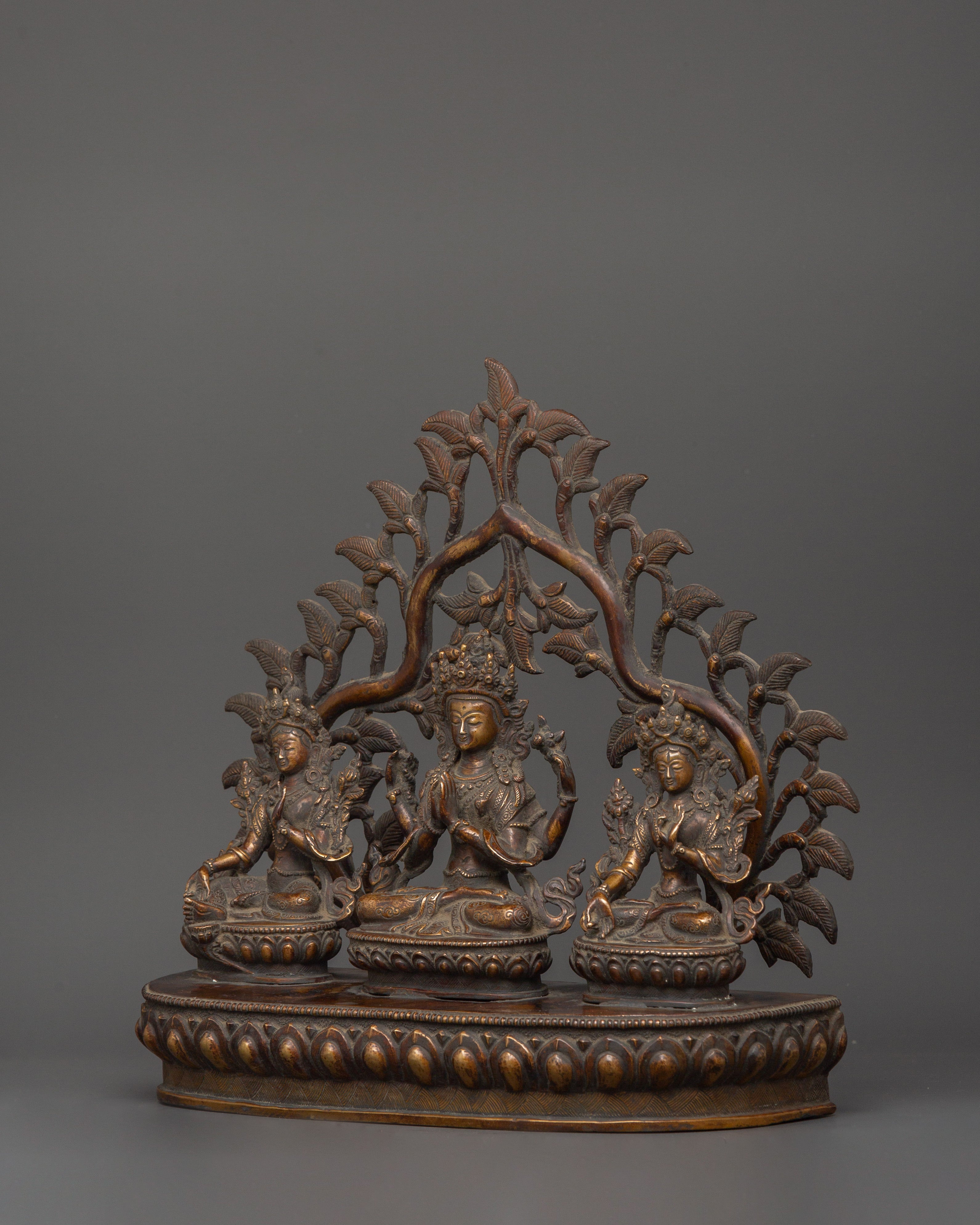 Chenrezig, Green Tara & White Tara | Buddhism Craft