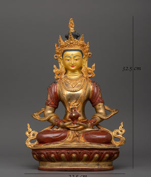 Bodhisattva Amitayus Statue | Himalayan Buddhist Artwork of Nepal