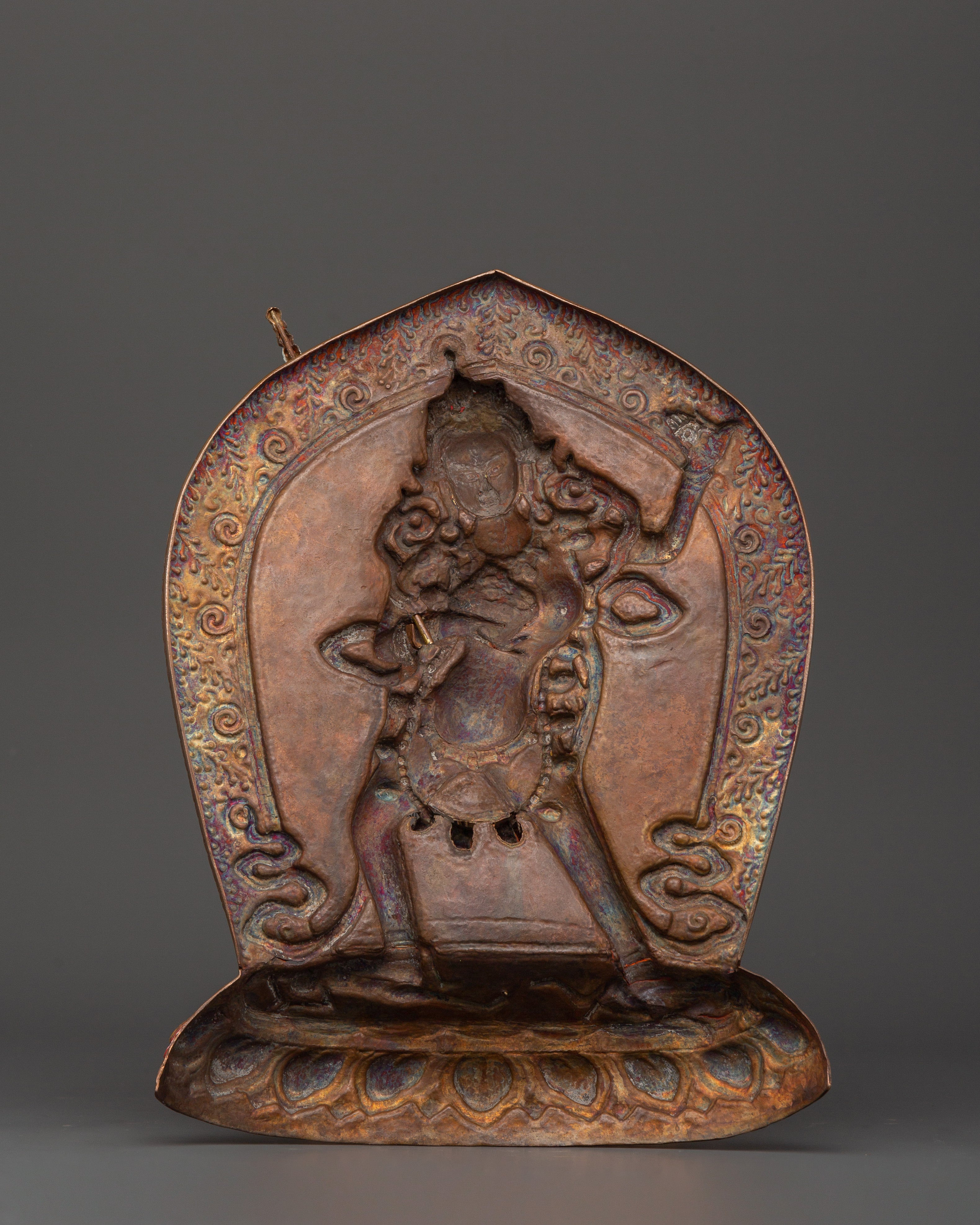 Gold-Plated Vajrayogini Statue | Buddhist Dakini Sculpture for Altar