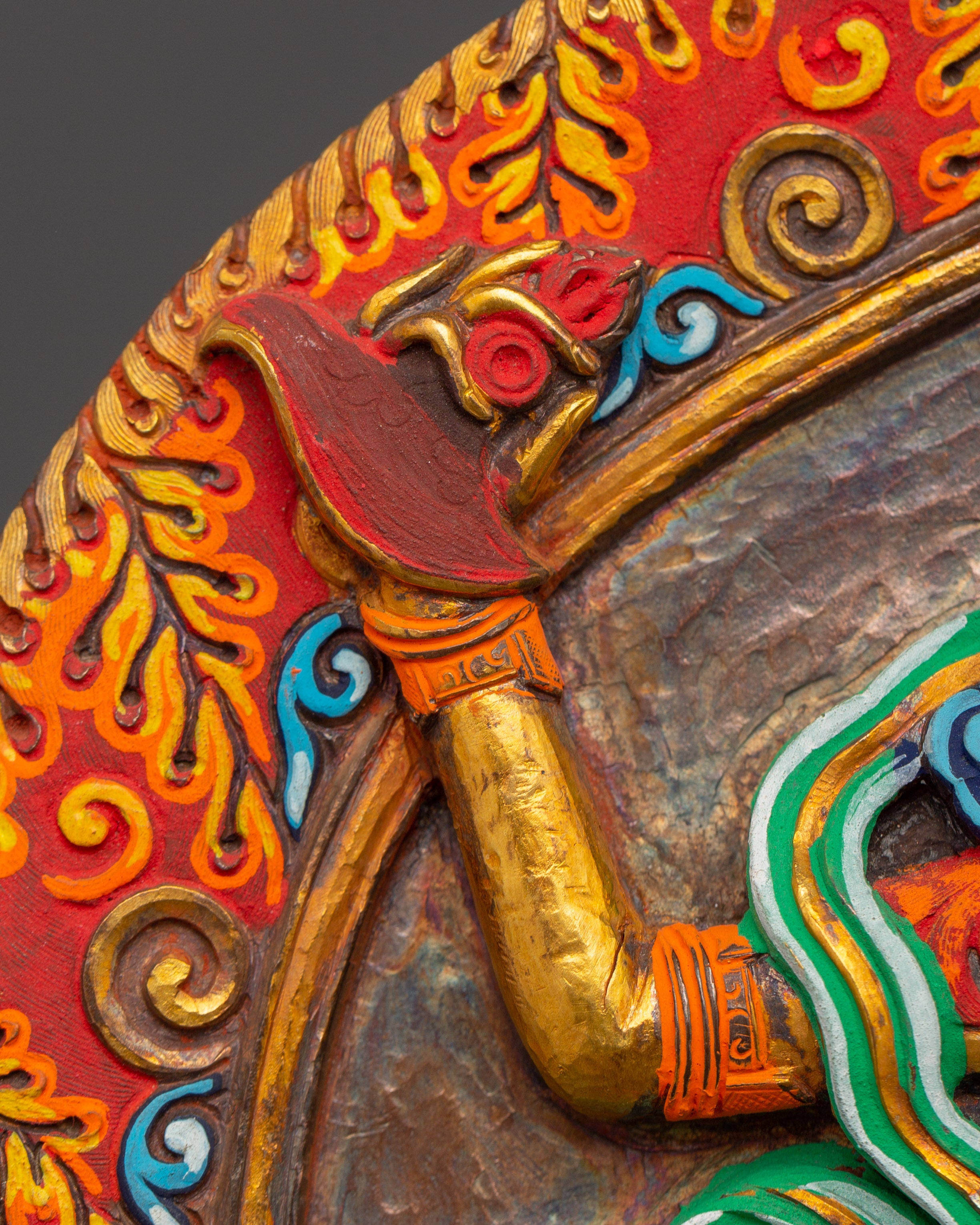 Gold-Plated Vajrayogini Statue | Buddhist Dakini Sculpture for Altar