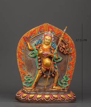 Gold-Plated Vajrayogini Statue | Buddhist Dakini Sculpture for Altar