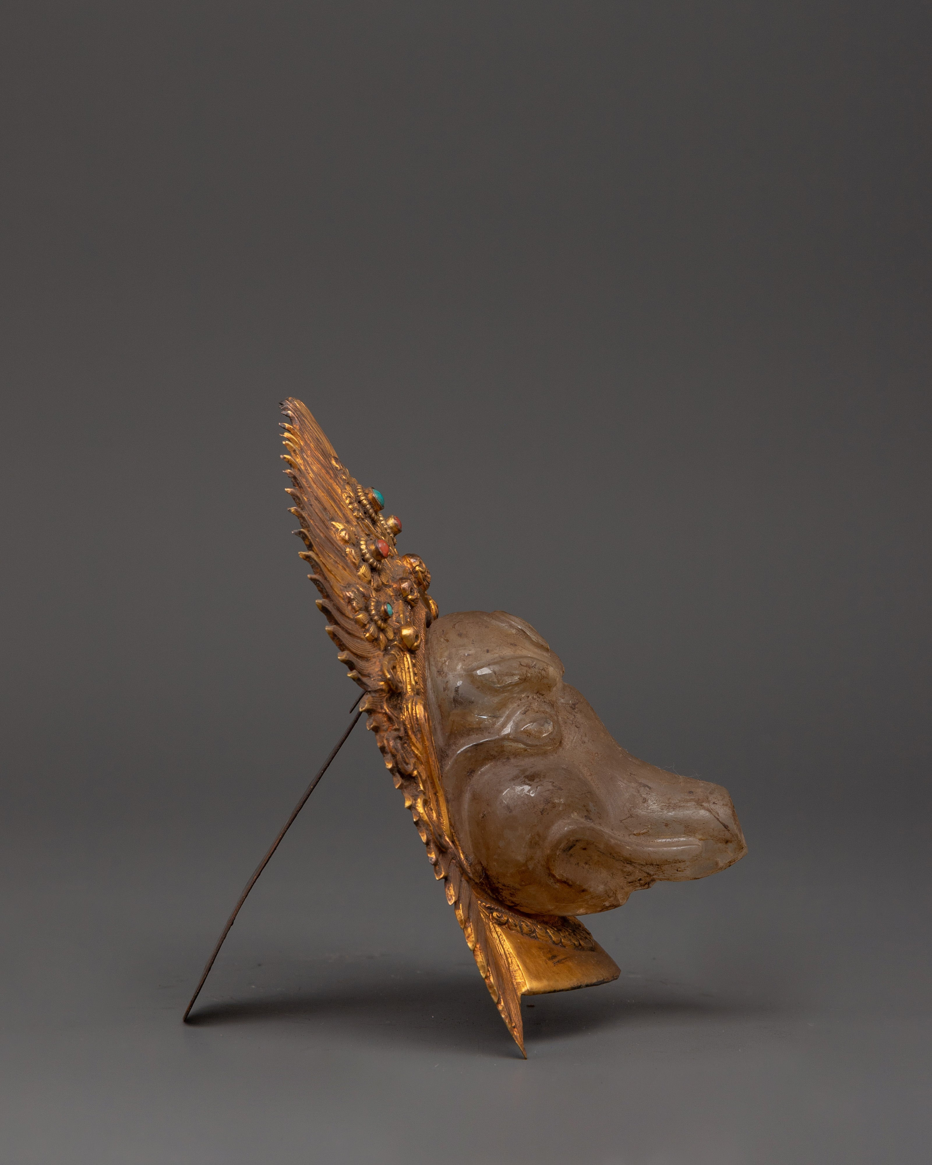 Decorative Varahi Wall Hanging | Crystal, Copper and Gold Plated Artwork