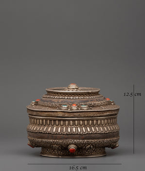 Pure Silver Rice Pot | Traditional Crafts